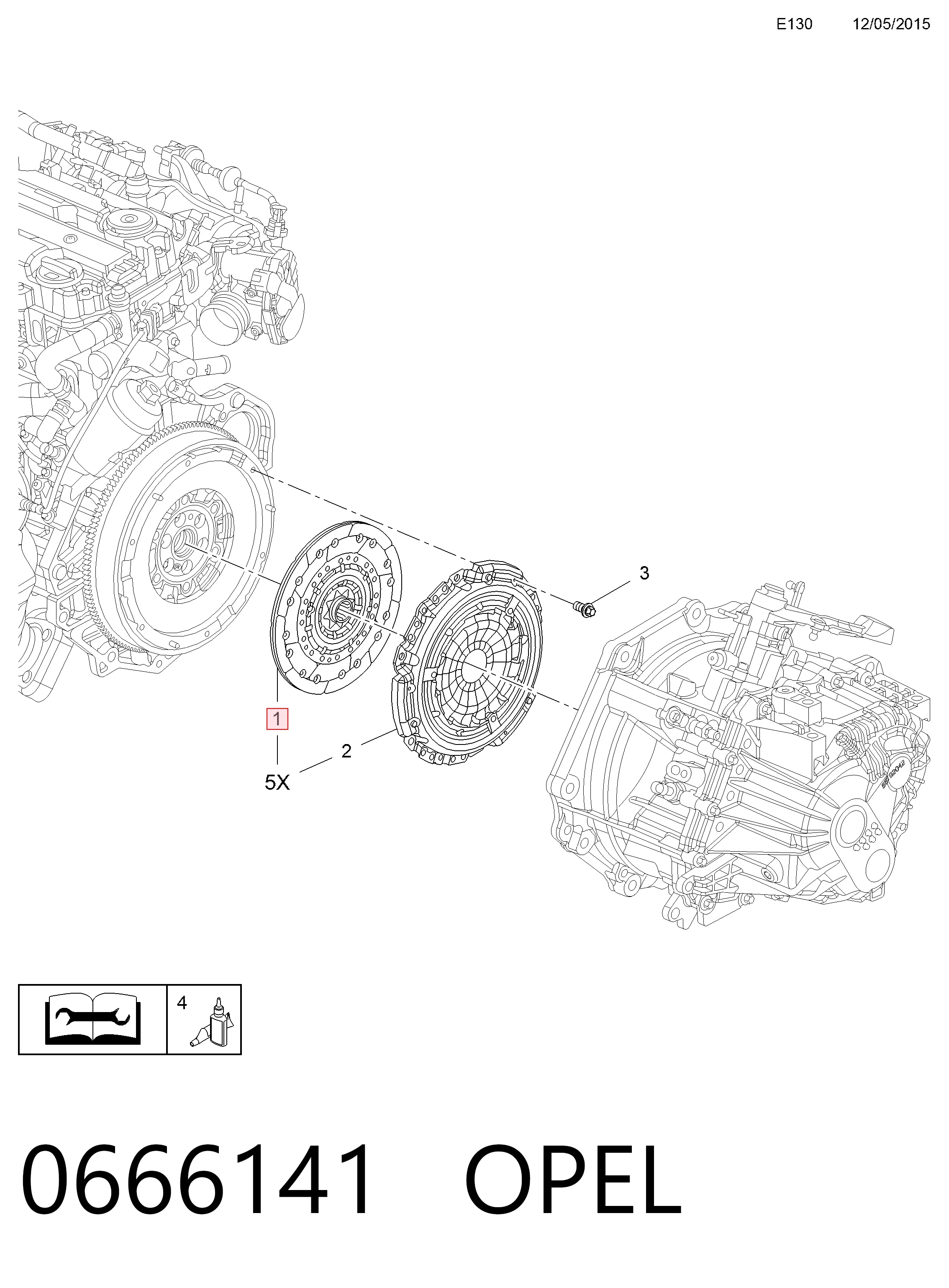 Диск зчеплення ведений General Motors 9223222