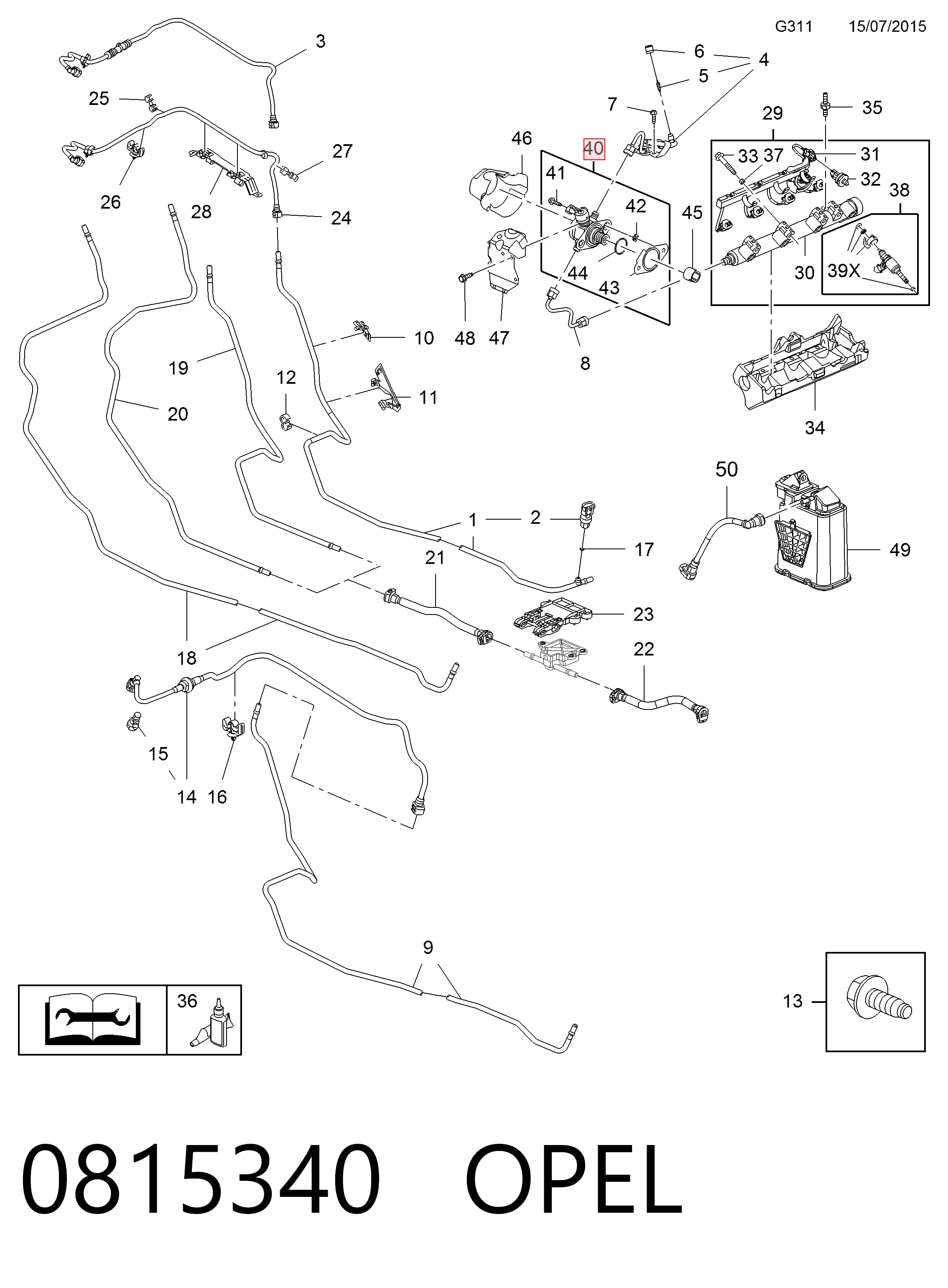 Паливний насос високого тиску 30127025 AND