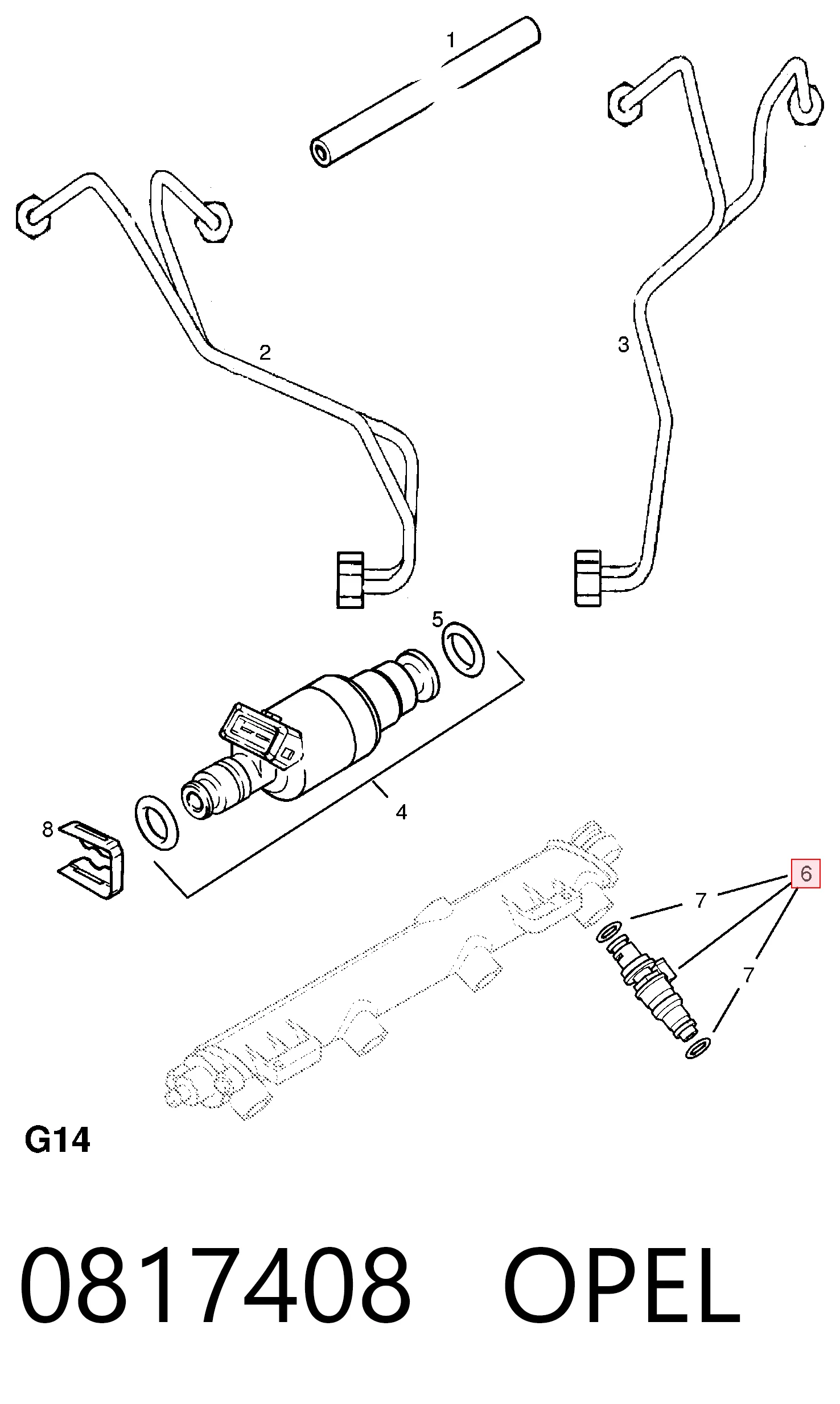 Форсунка паливна AND 3F130016 ціна, від 28.86 USD