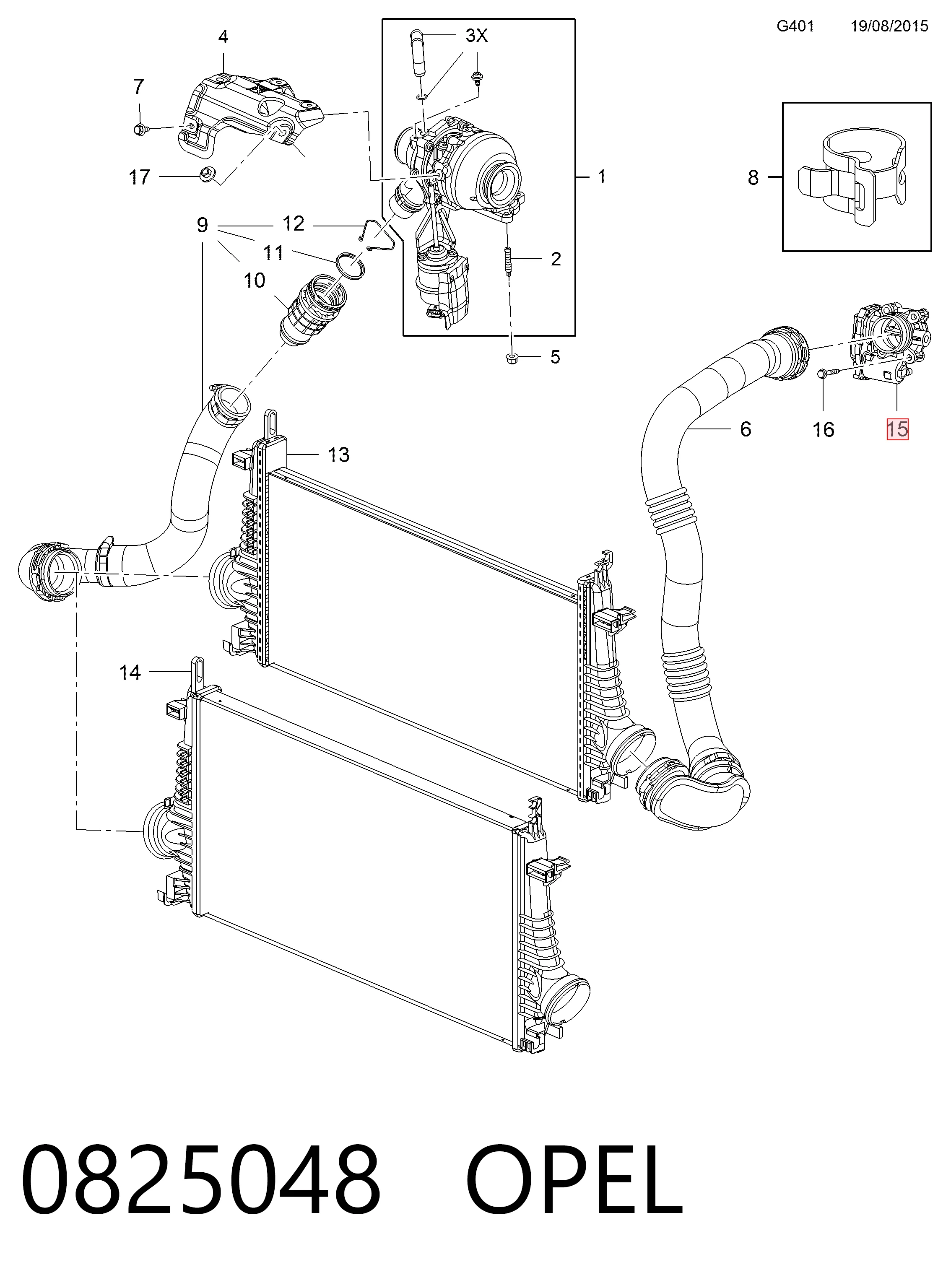 55496779 Peugeot/Citroen Дросільна заслінка в зборі