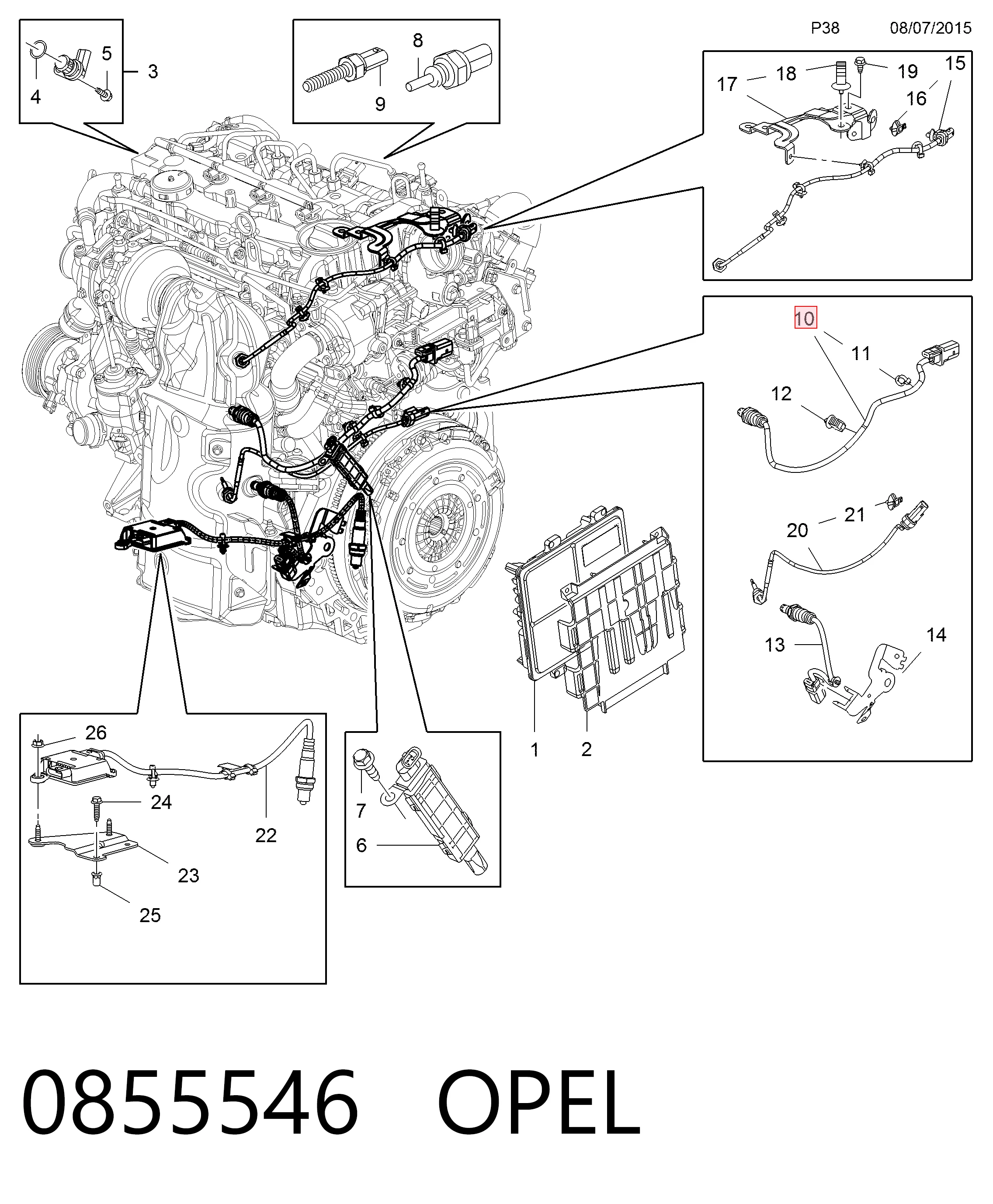 55595508 Opel 