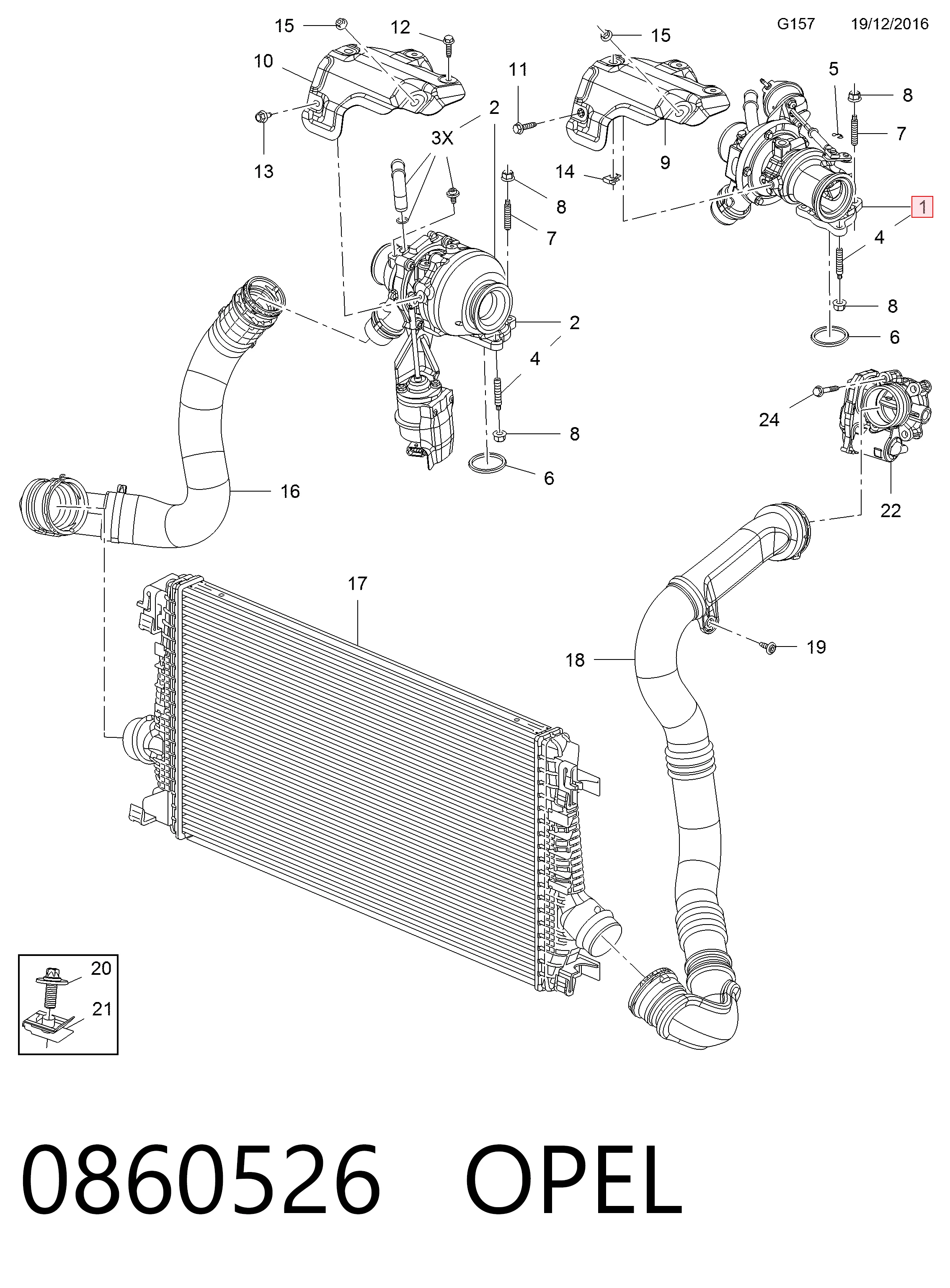55583588 Peugeot/Citroen Турбонаддув