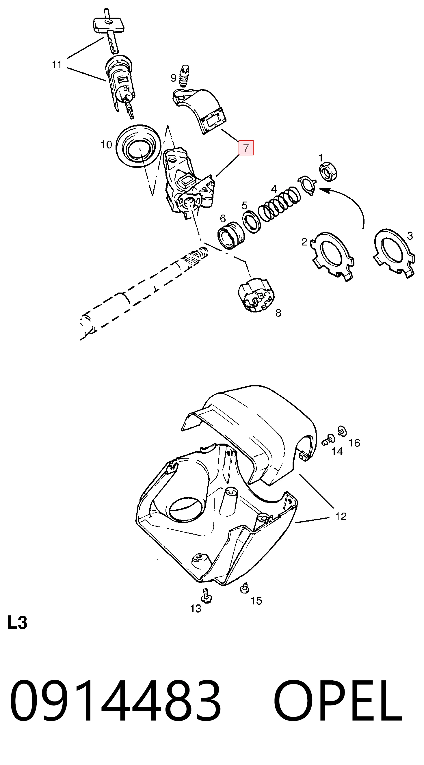 2750 Febi Корпус замка запалювання