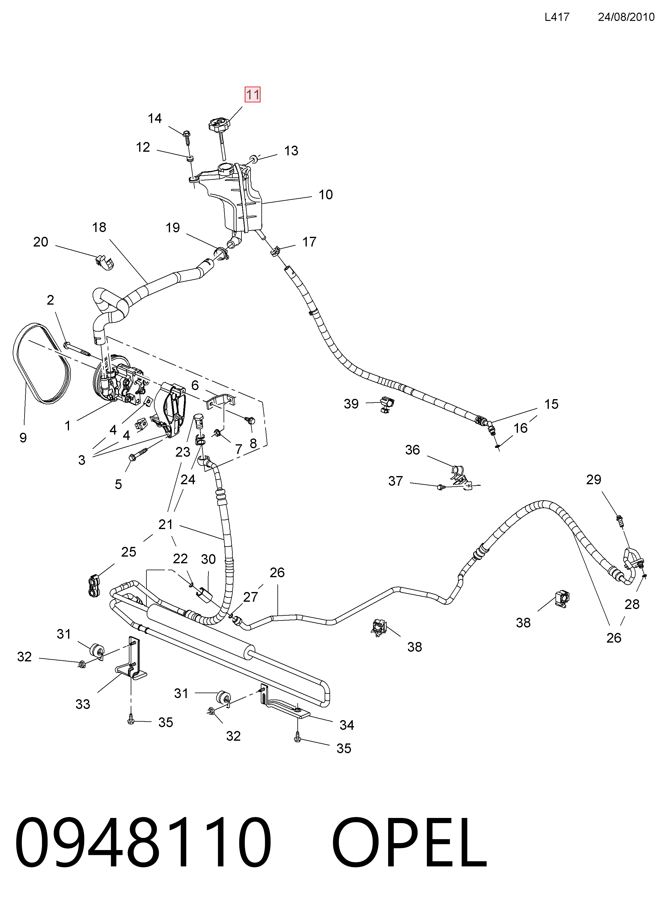 13278461 Opel 