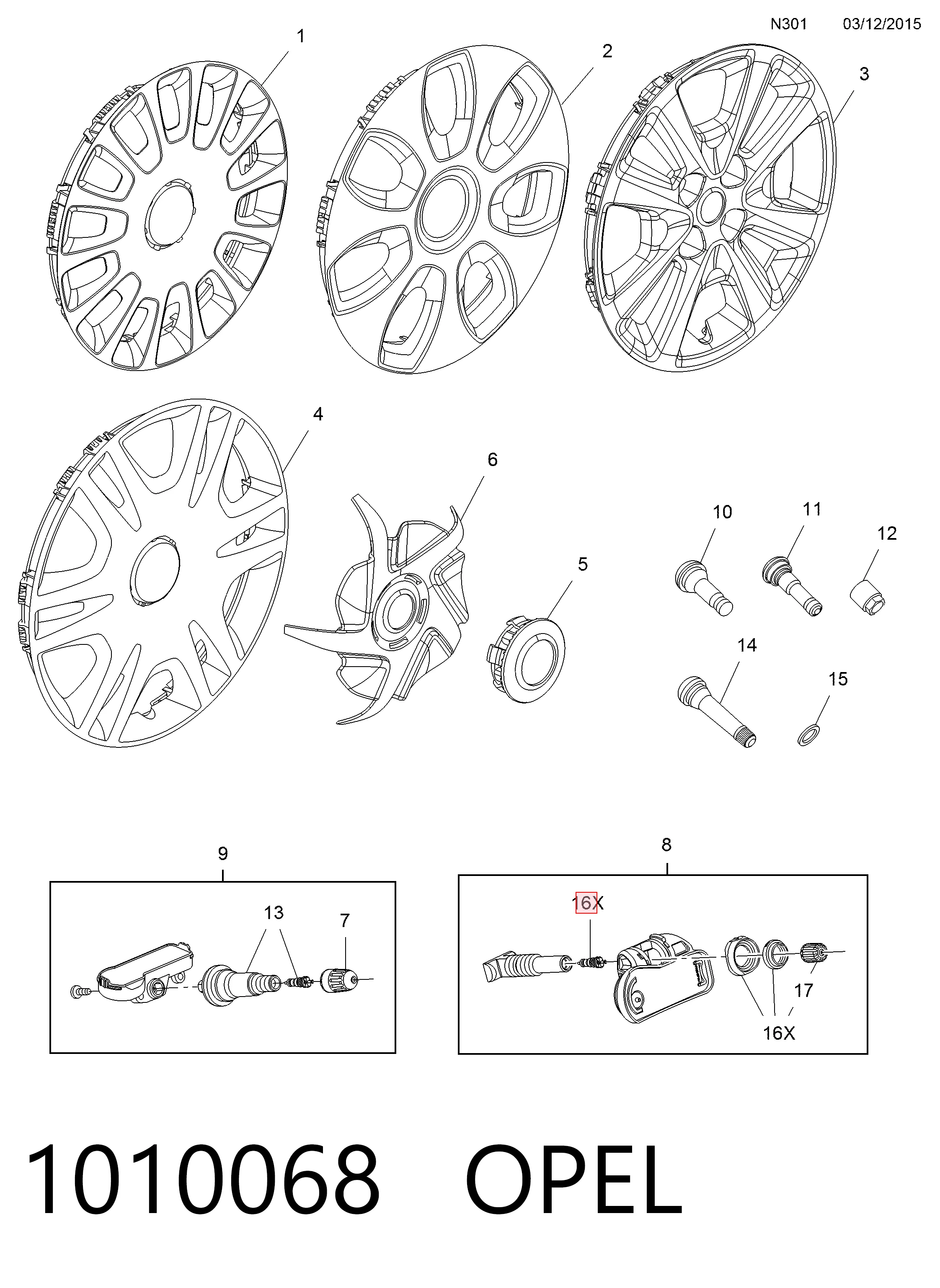 13507403 Opel 
