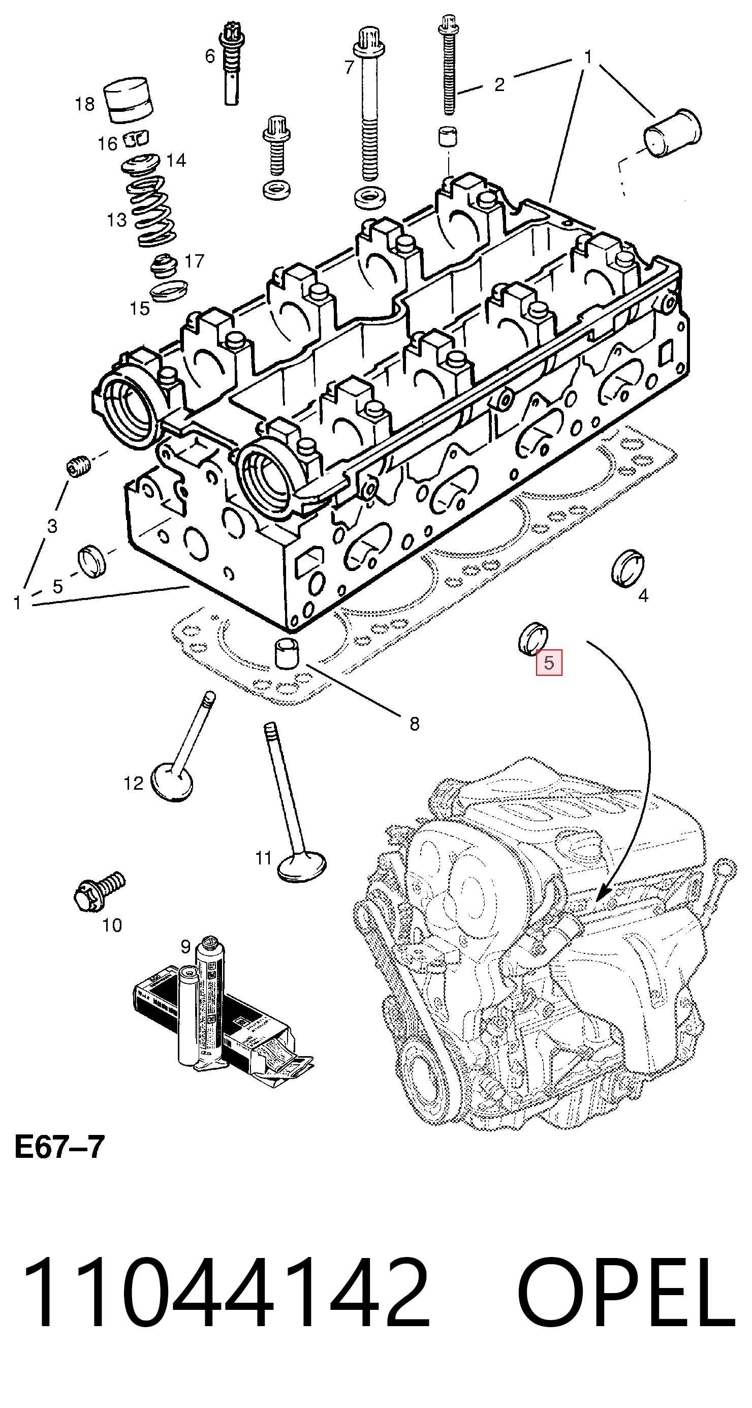 Заглушка ГБЦ/блоку циліндрів Febi FE03201 ціна, від 0.77 USD