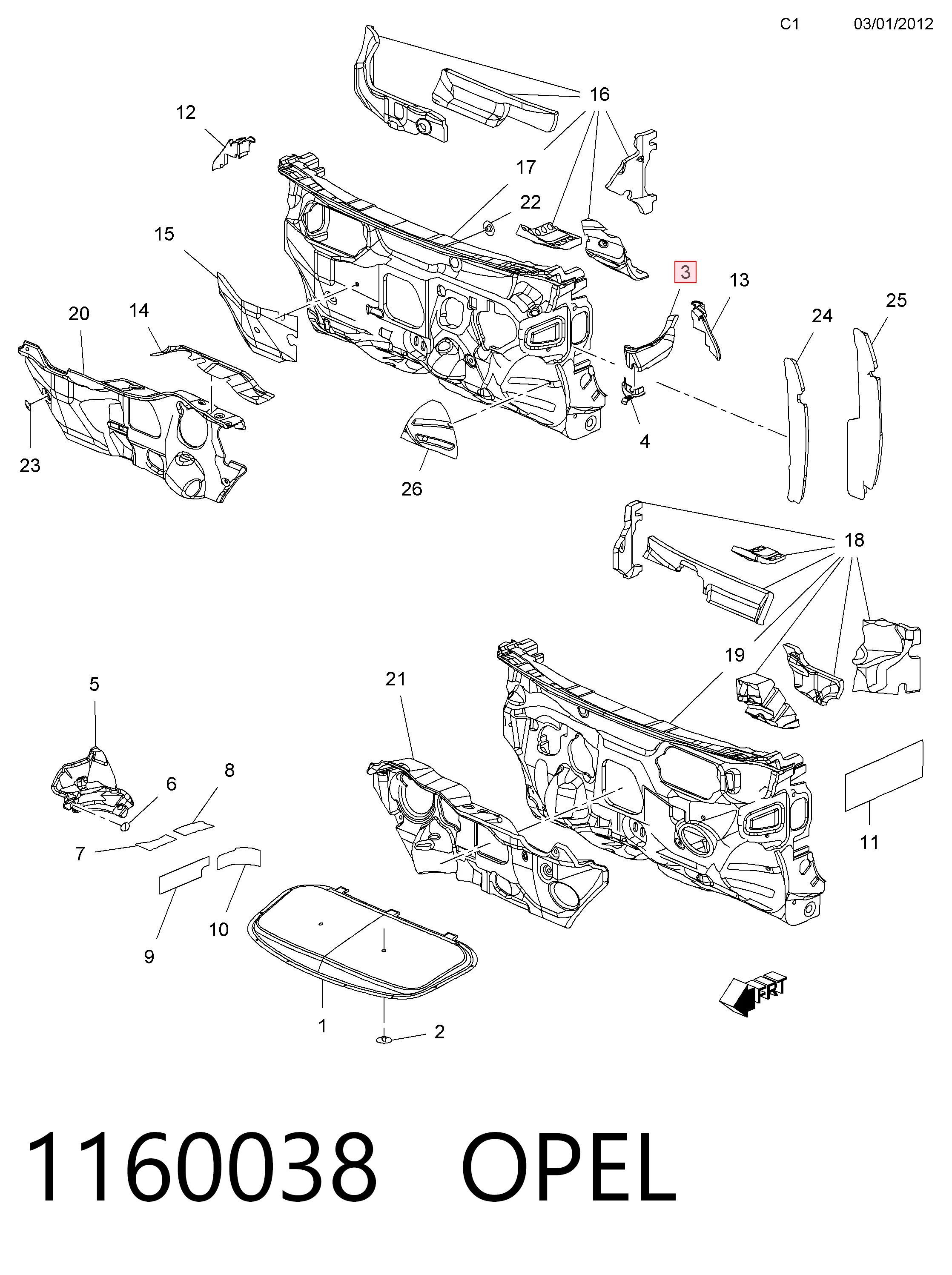  13293444 Opel