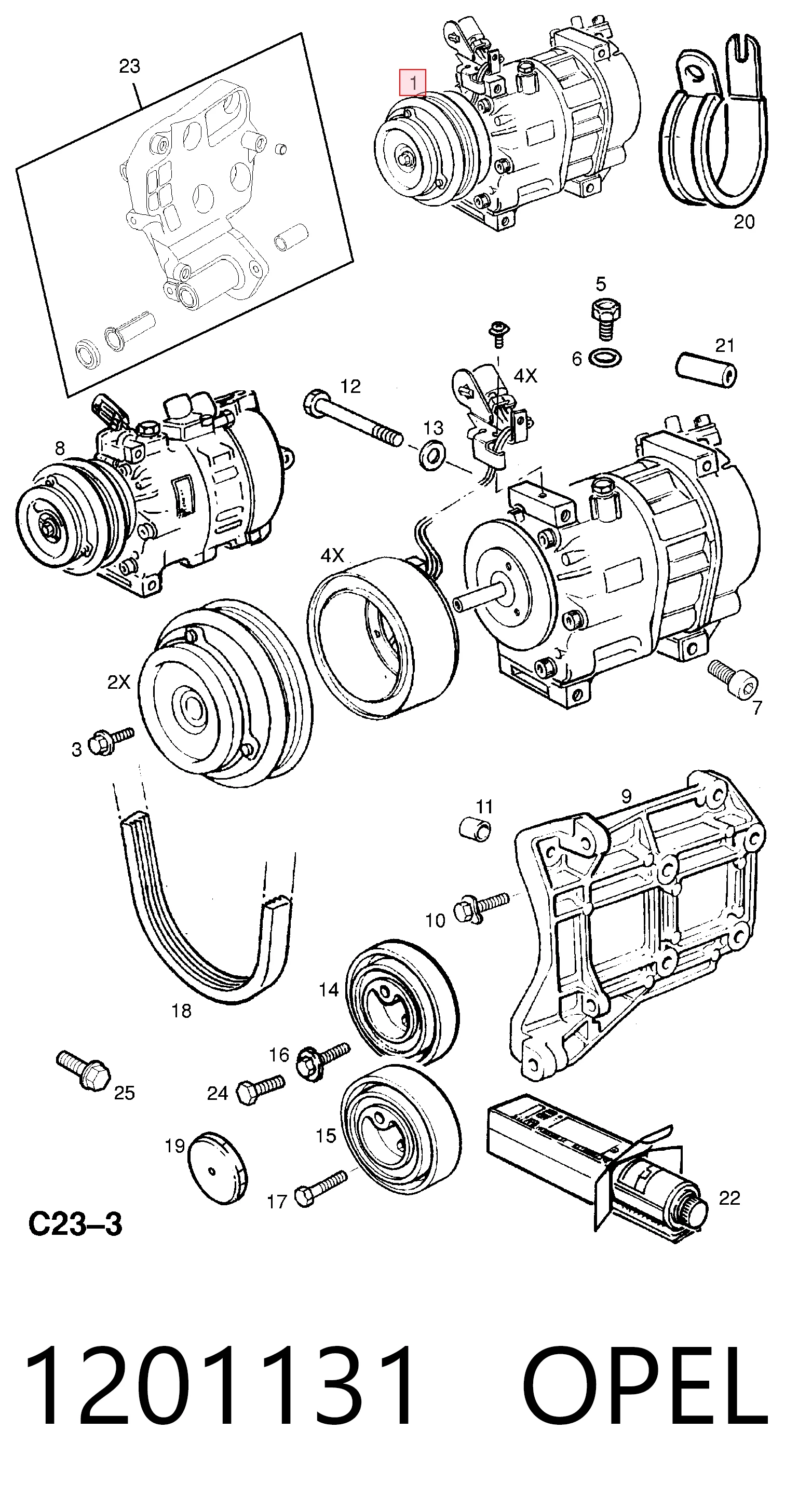 Купити 9196940 General Motors Компресор кліматичної установки
