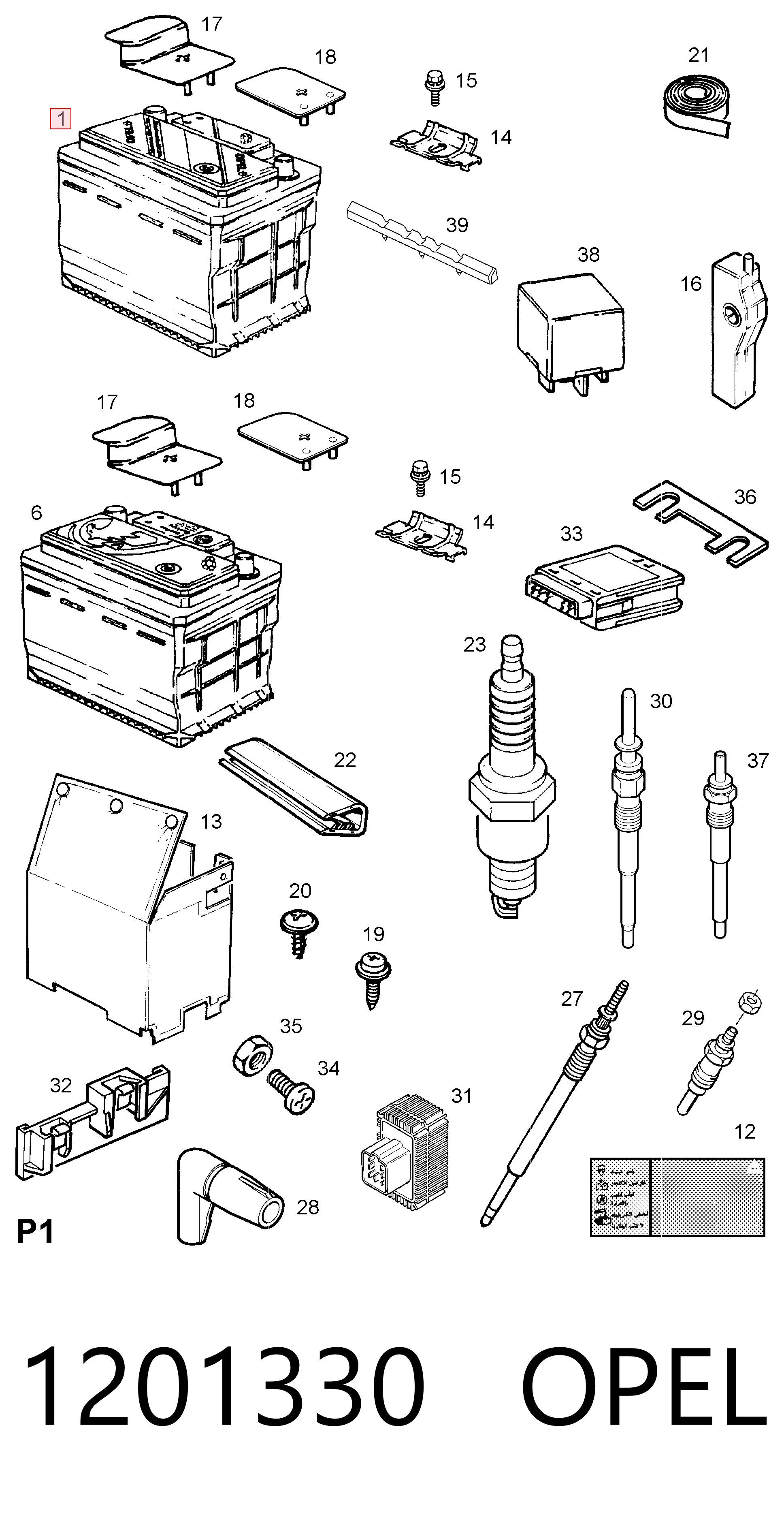 244100020R Renault (RVI) Авто акумулятор