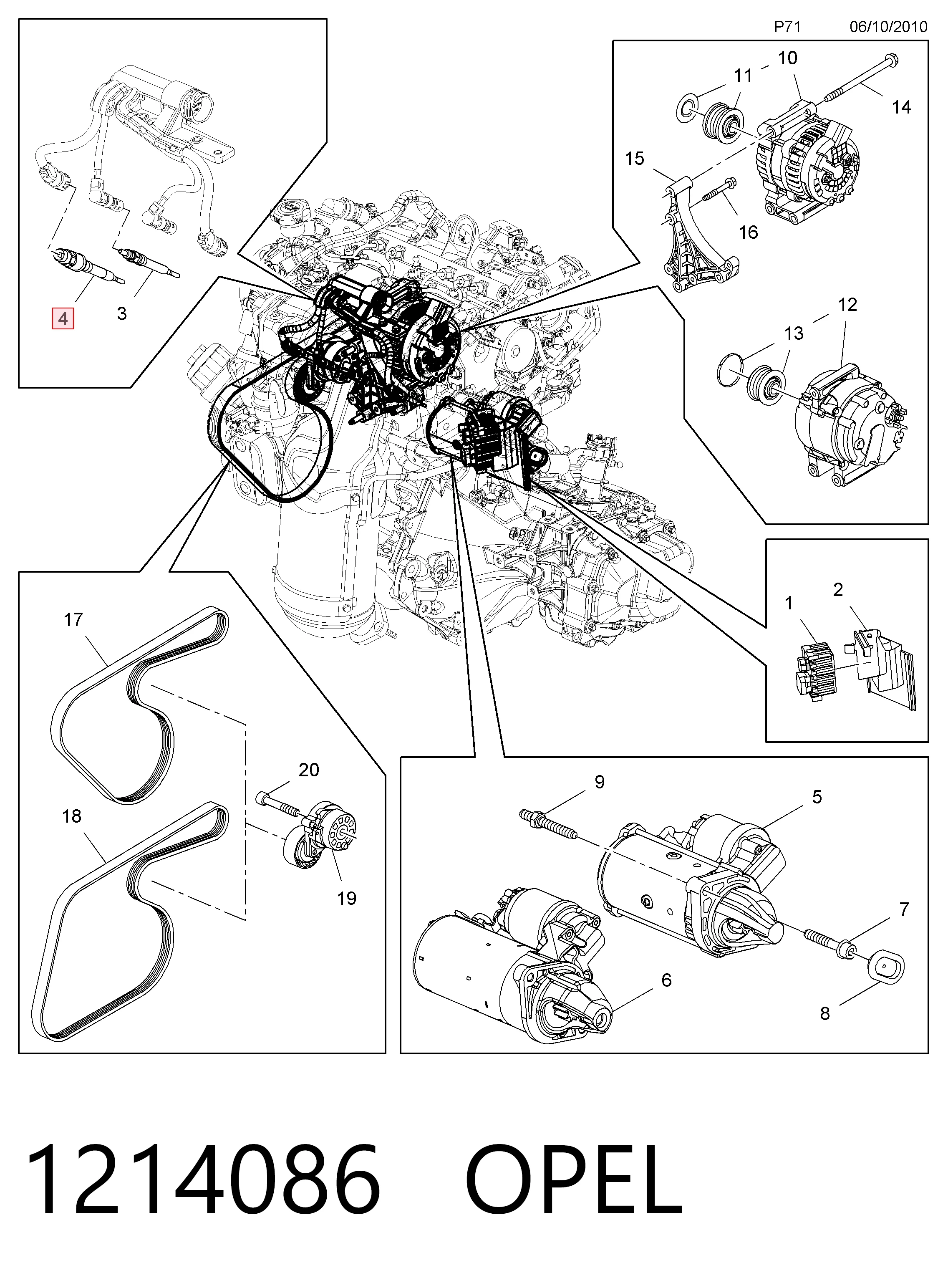 Свіча накалу Borg-Warner PSG003 ціна, від 132.89 USD