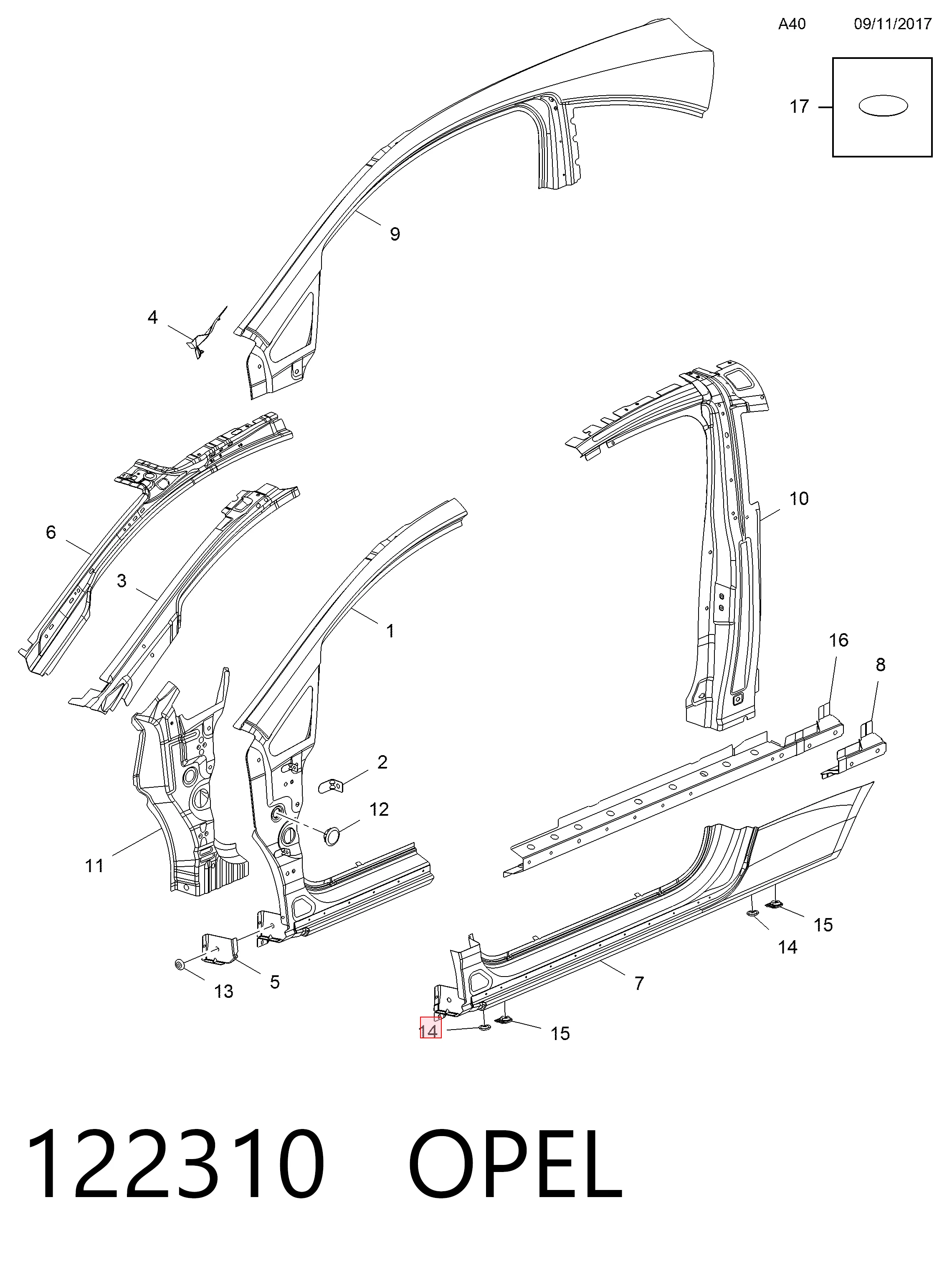 95326304 Peugeot/Citroen 