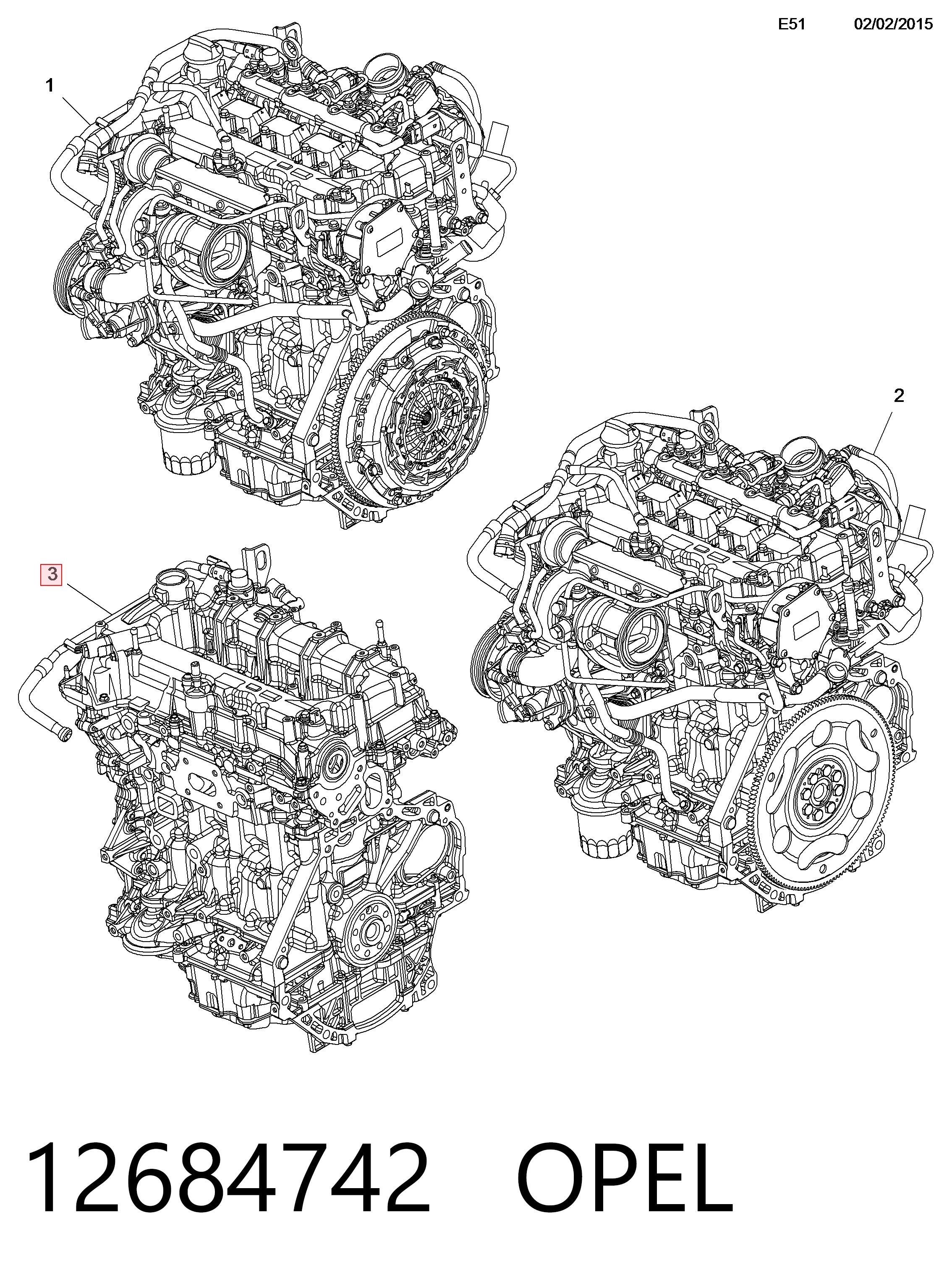 Двигун 12664616 Peugeot/Citroen