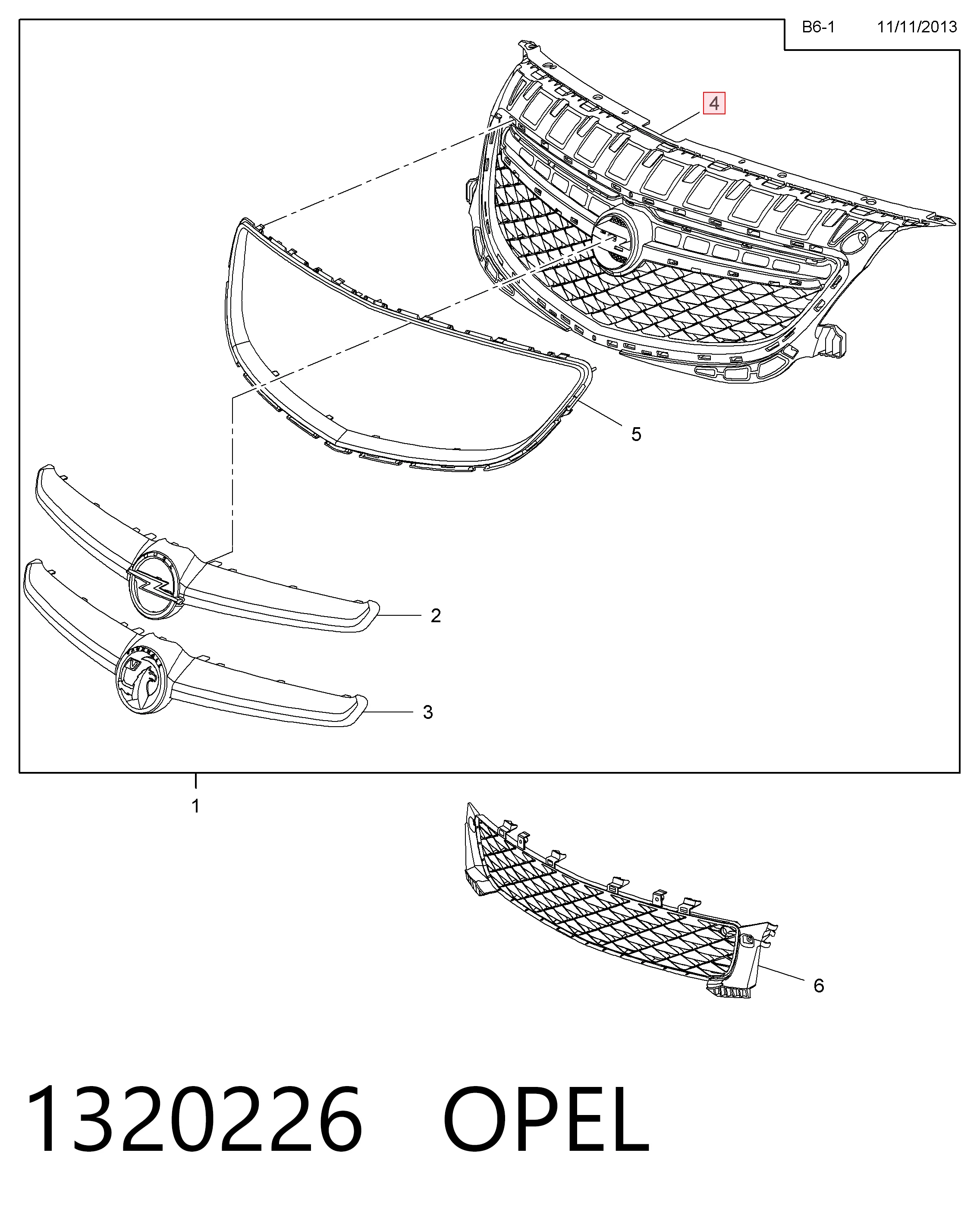 13431154 Opel 