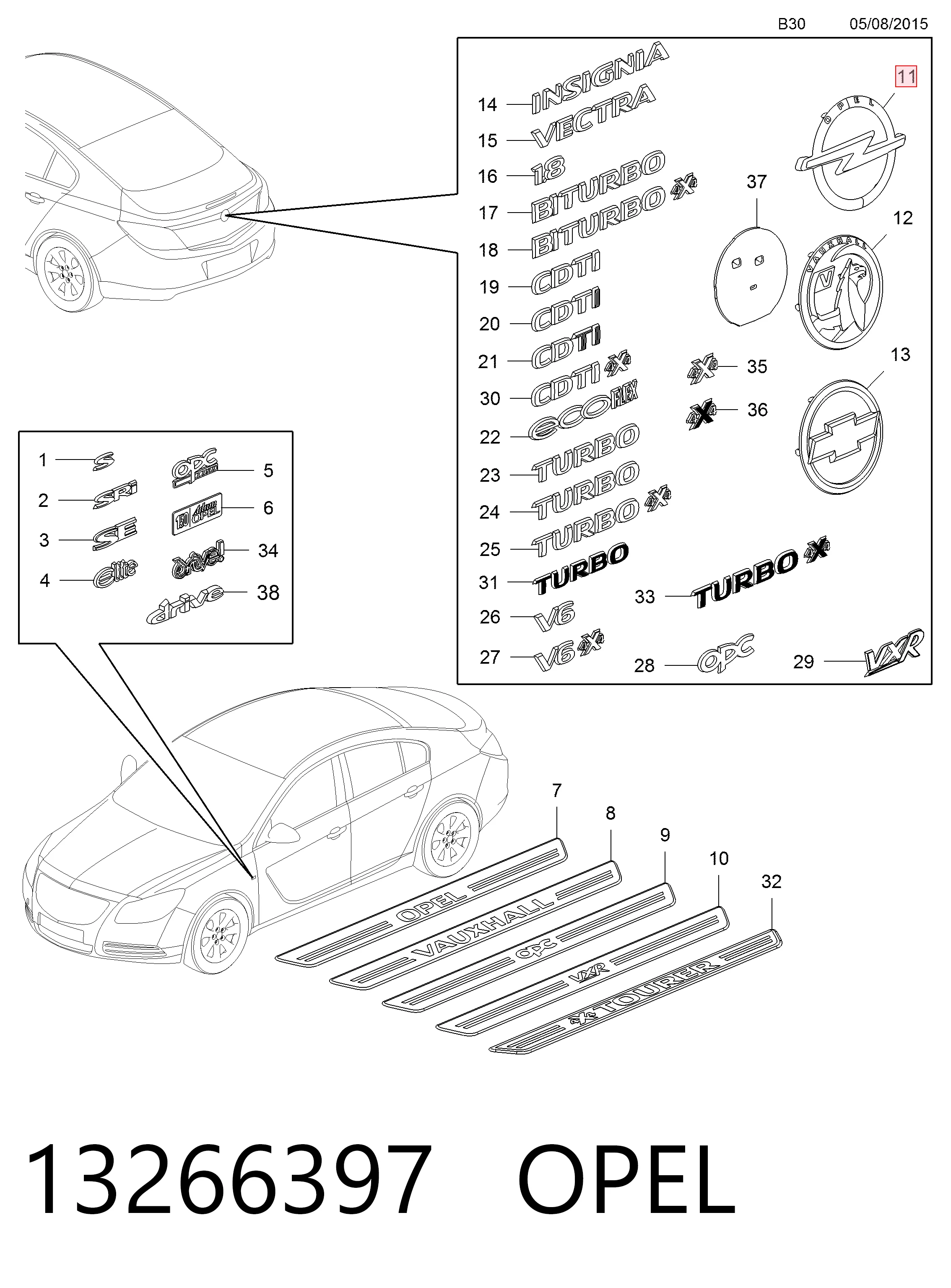 13266397 Opel
