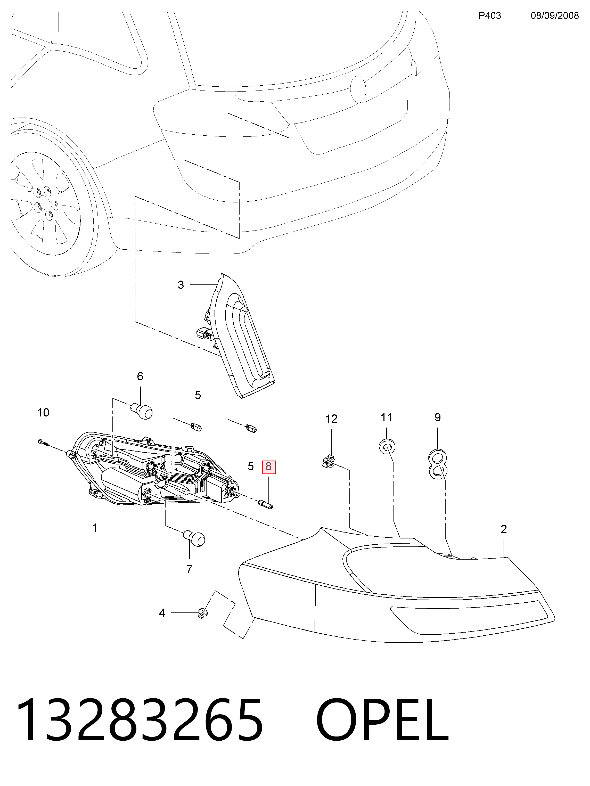  Лампочка протитуманної фари Volkswagen Polo 5