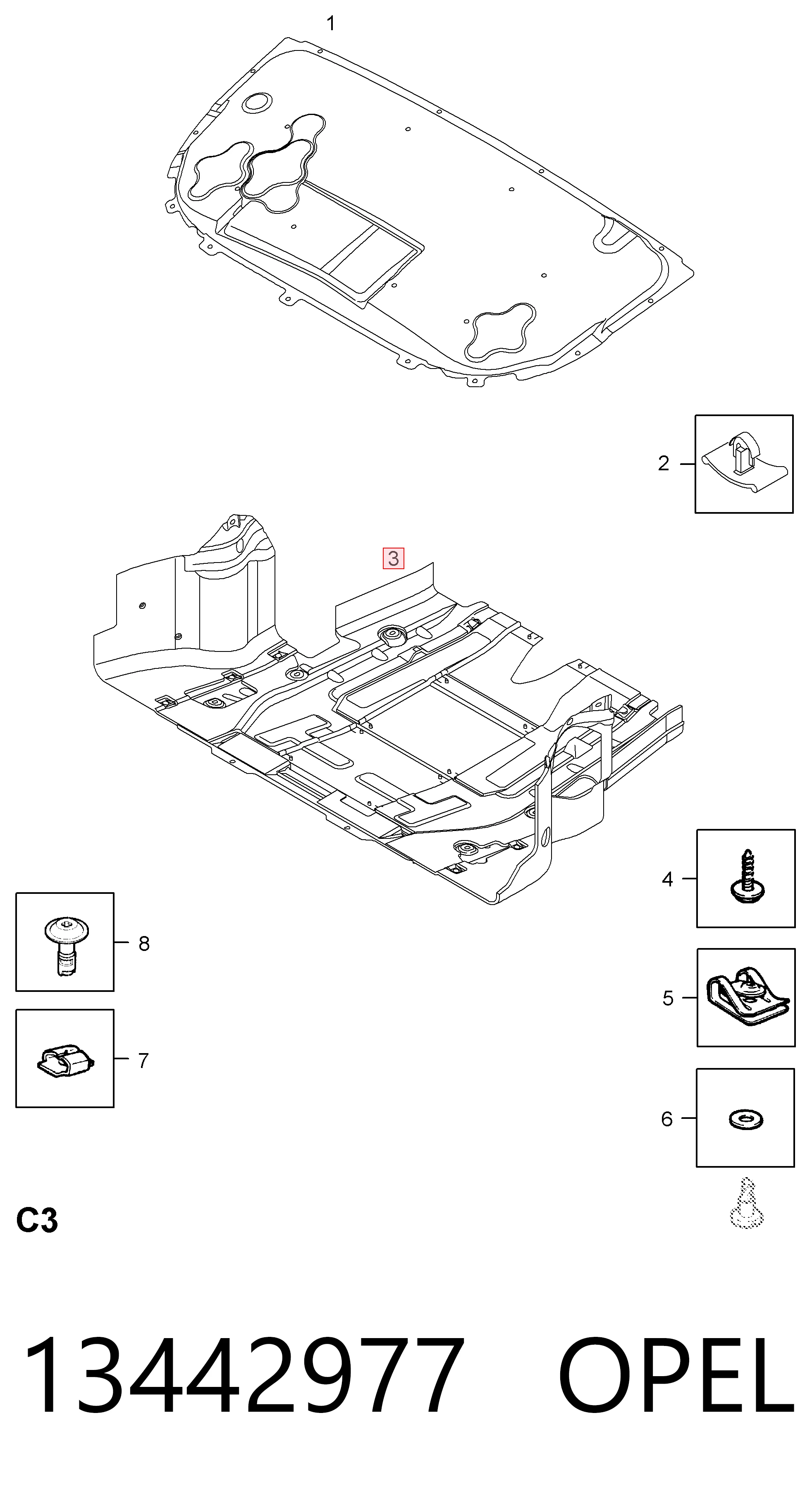 Захист моторного відсіку Florimex 310610 ціна, від 39.59 USD
