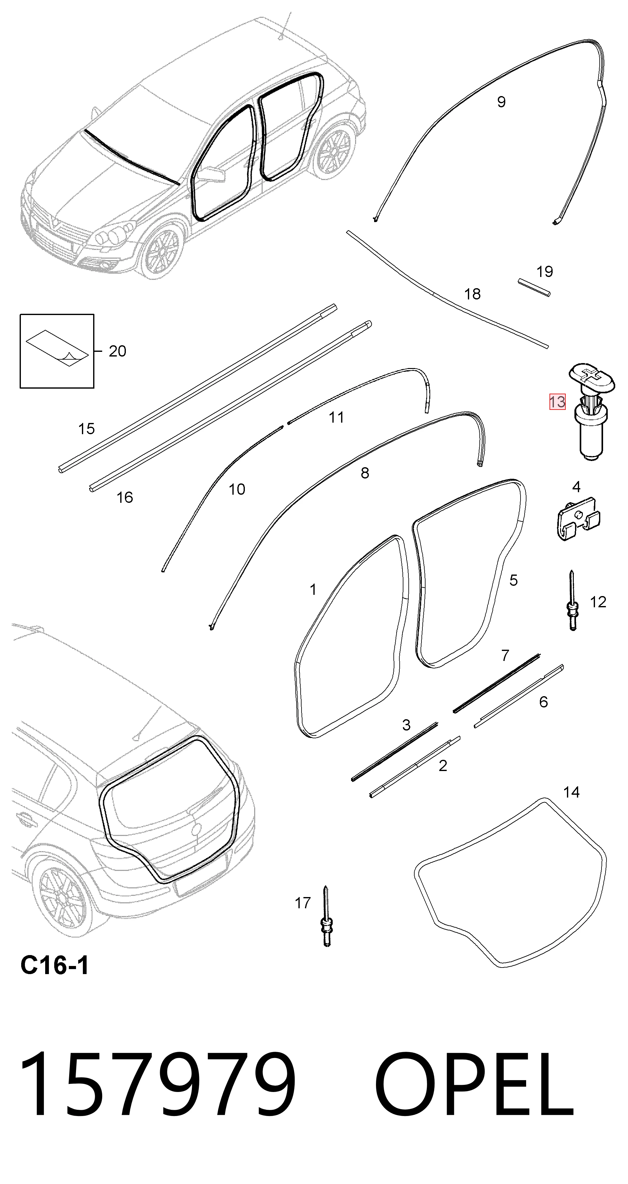 Пістон (кліп) кріплення обшивки дверей 90579619 Peugeot/Citroen
