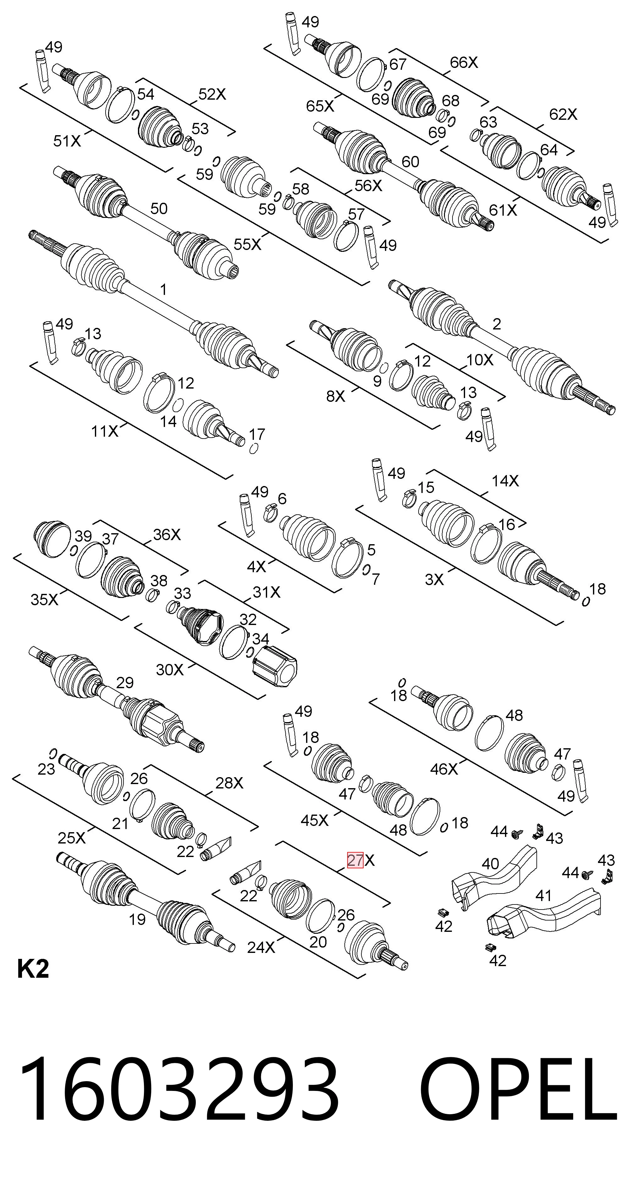 Пильник ШРУСа зовнішній 0036242 GKN-Spidan