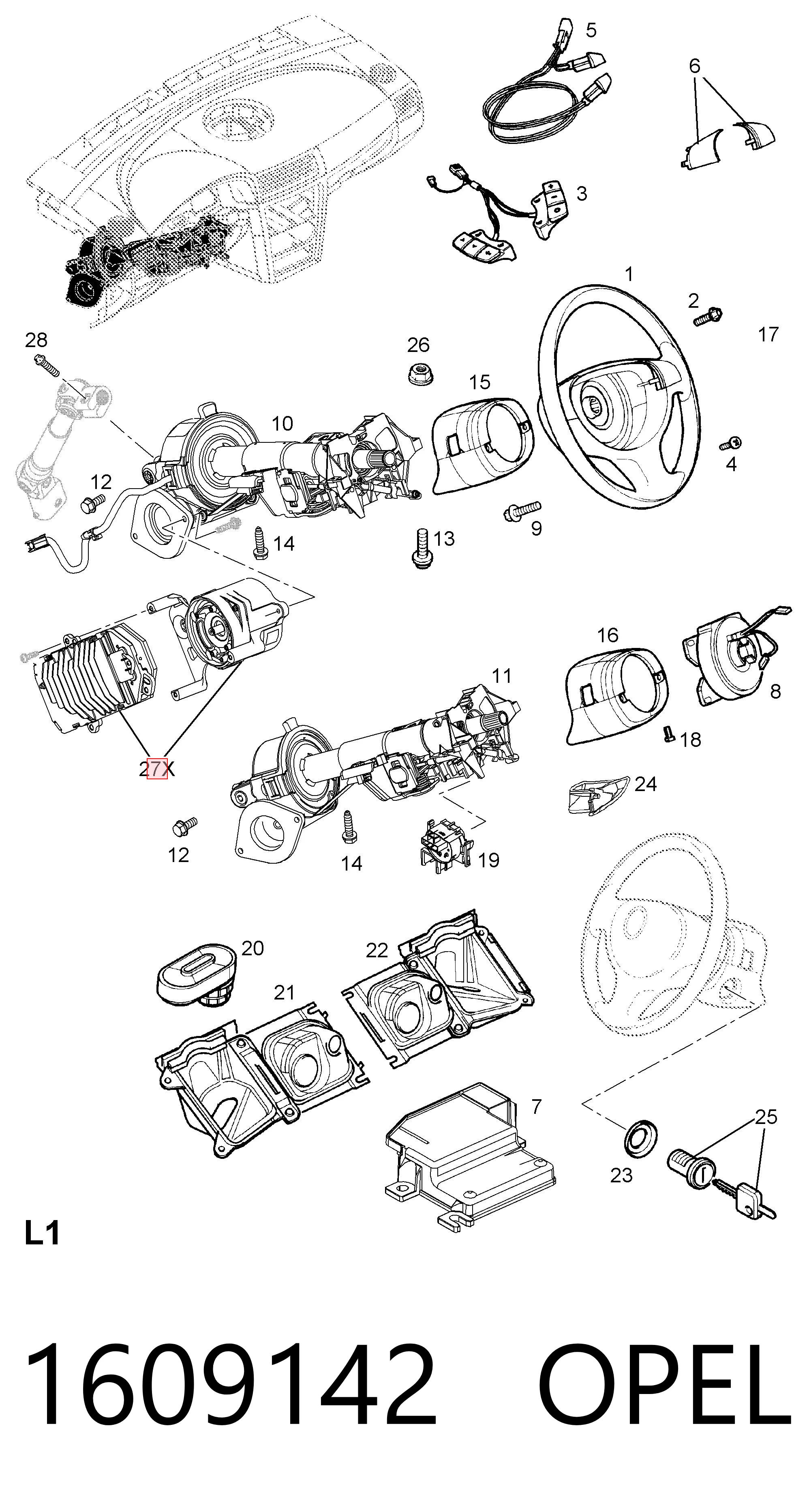 1609142 Opel