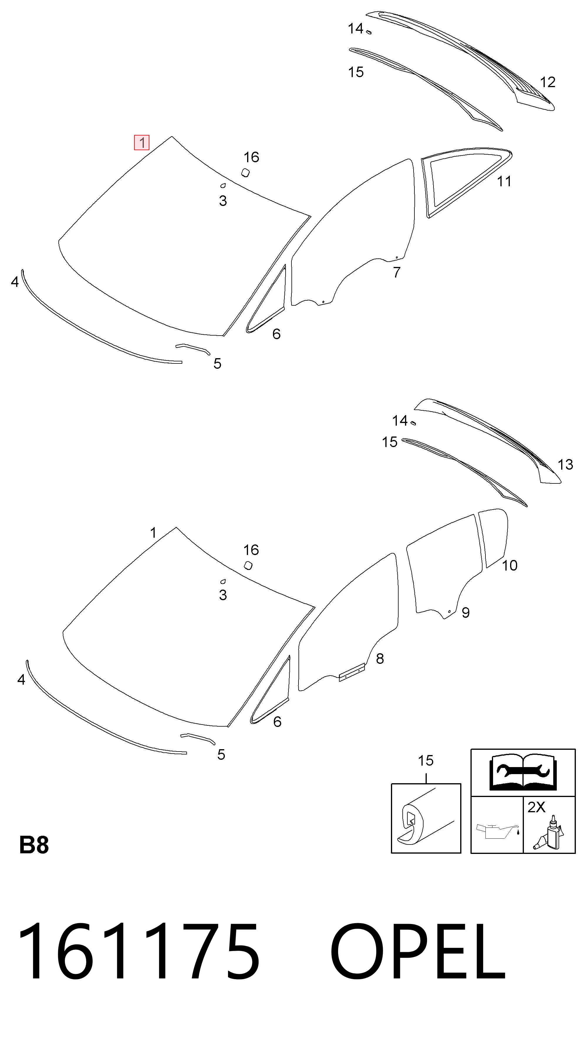 Автоскло XYG 5213D11 ціна, від 112.28 USD