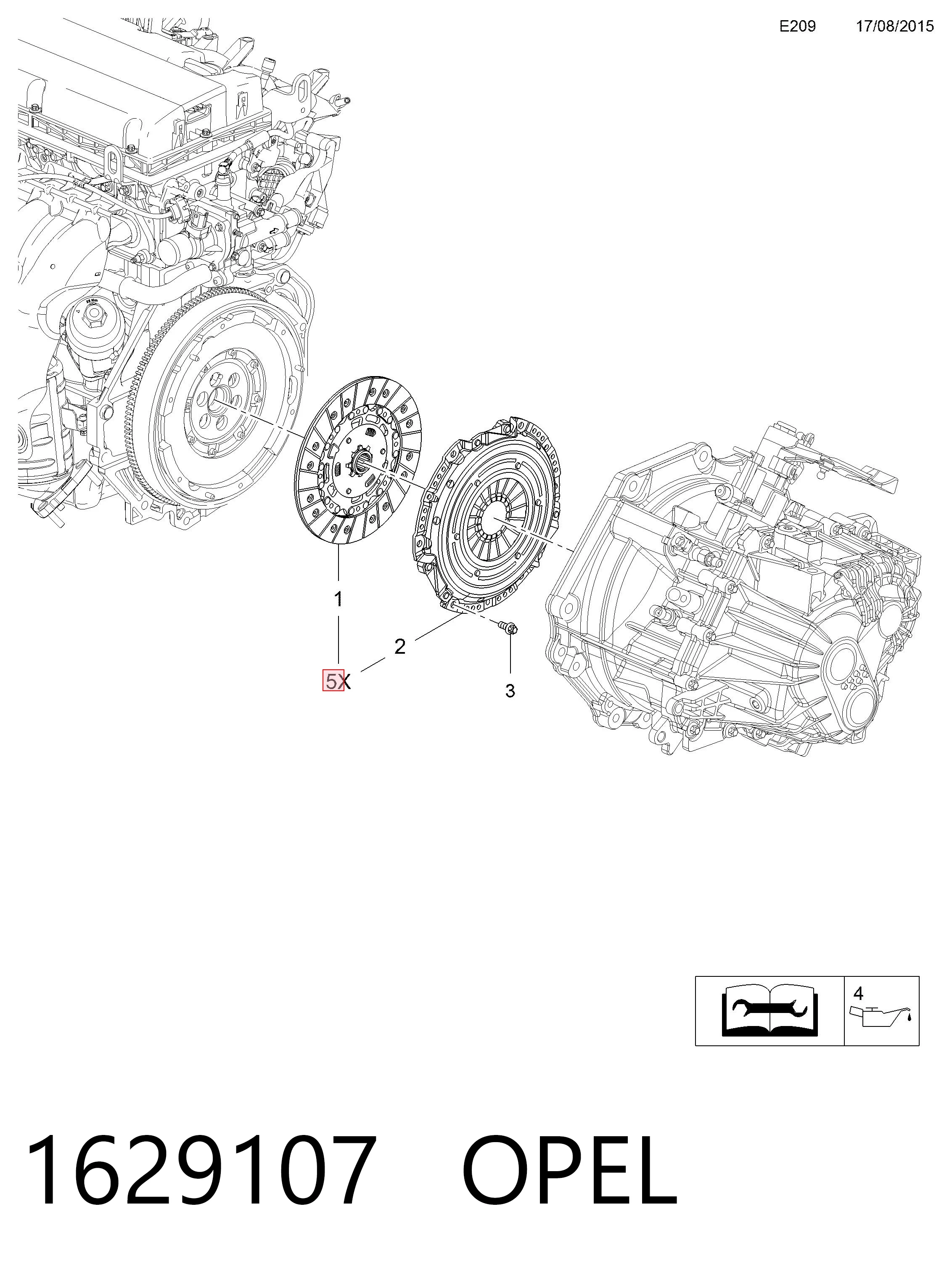 Зчеплення JT1744 Rymec