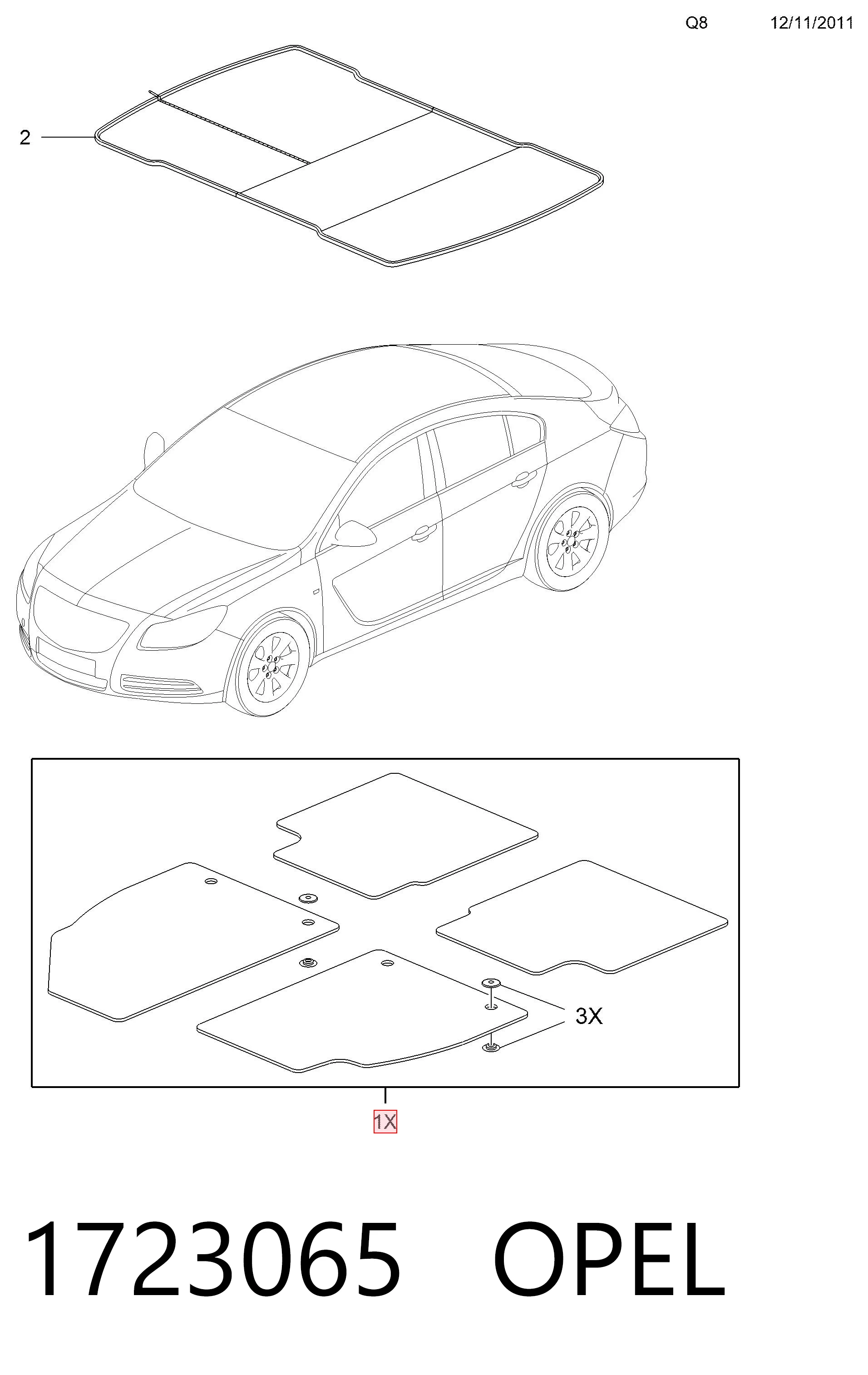 Купити 13333702 Opel 