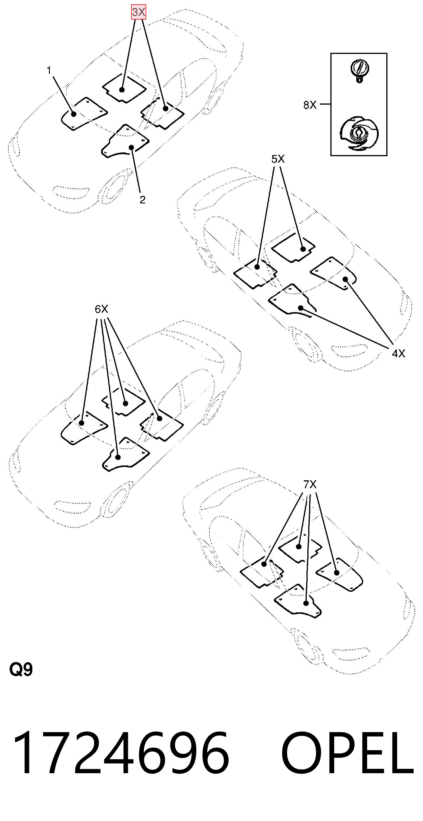 1724696 Opel 