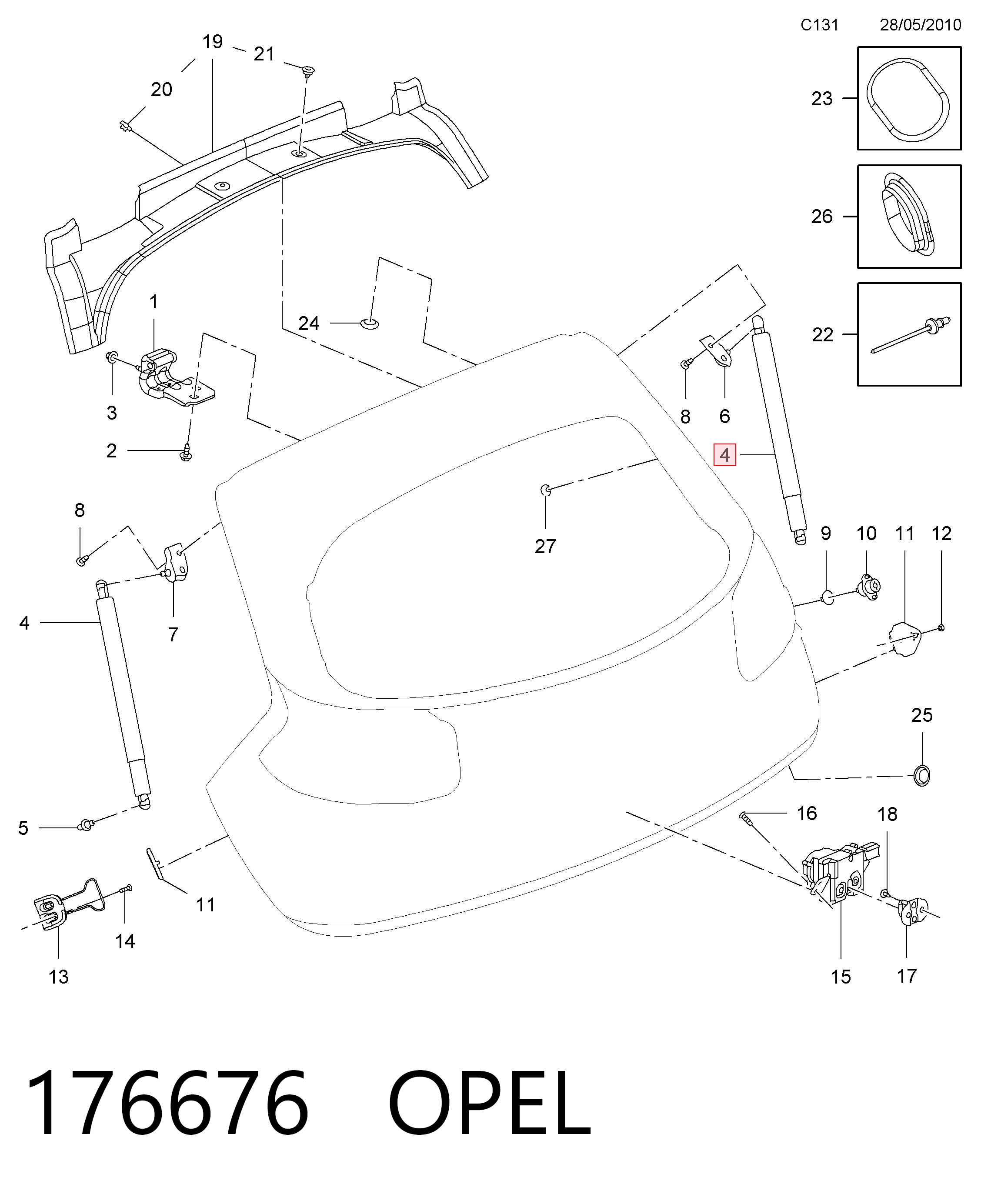 Купити 430719098700 Magneti Marelli Амортизатор двері багажника