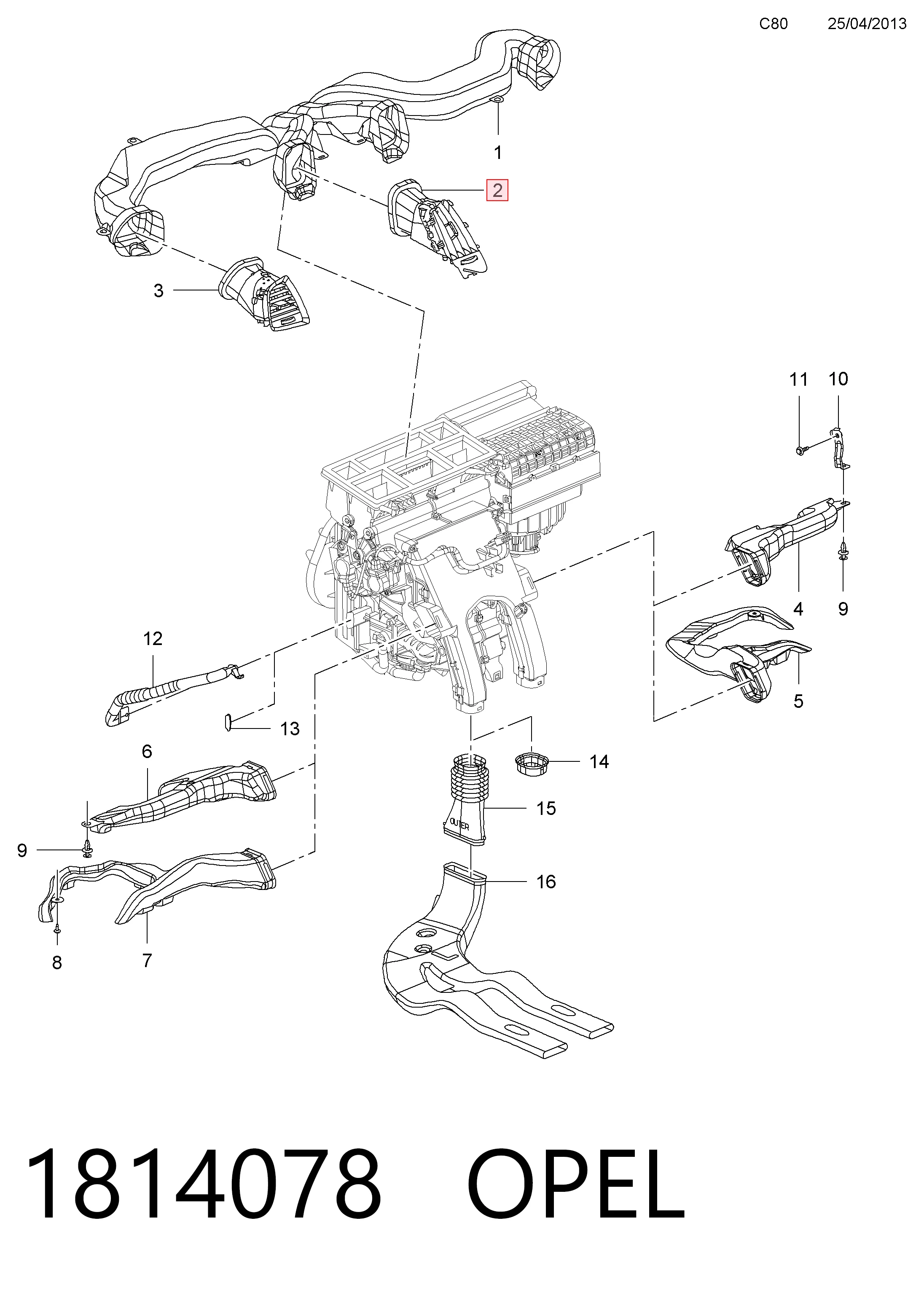  13300570 Opel