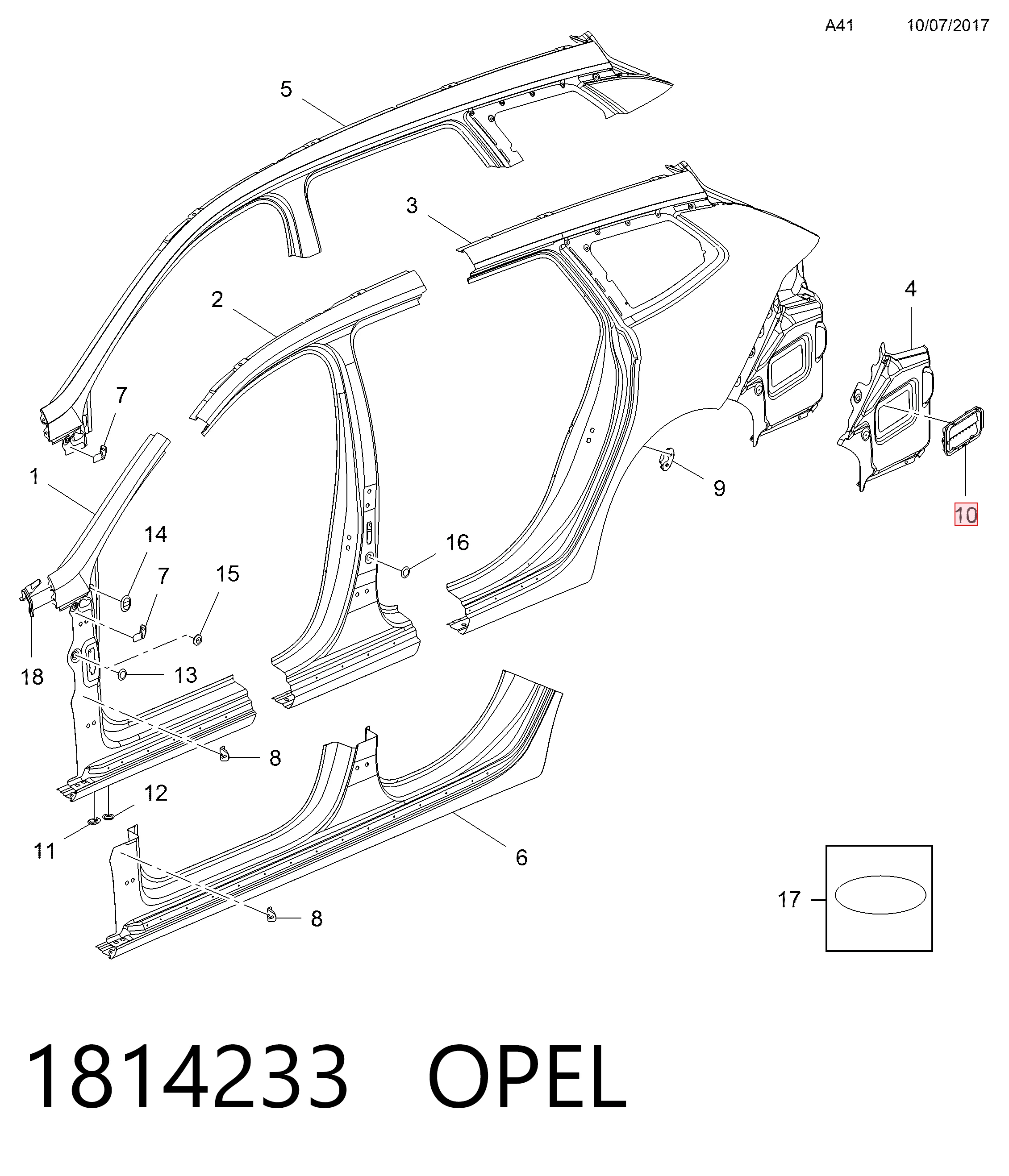 13588034 Opel 