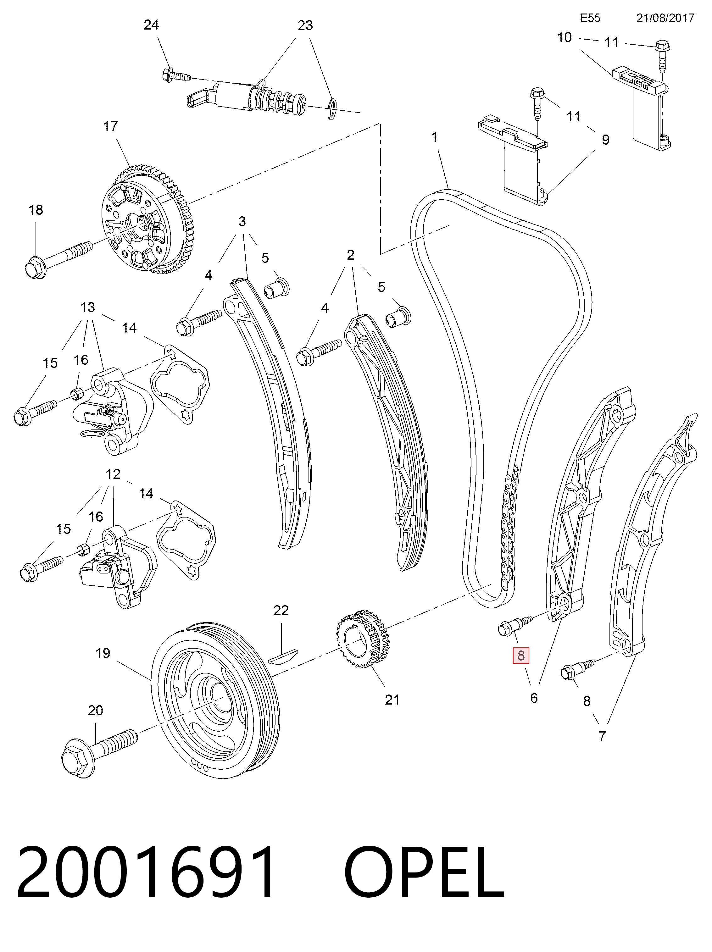  Opel 12672278S1