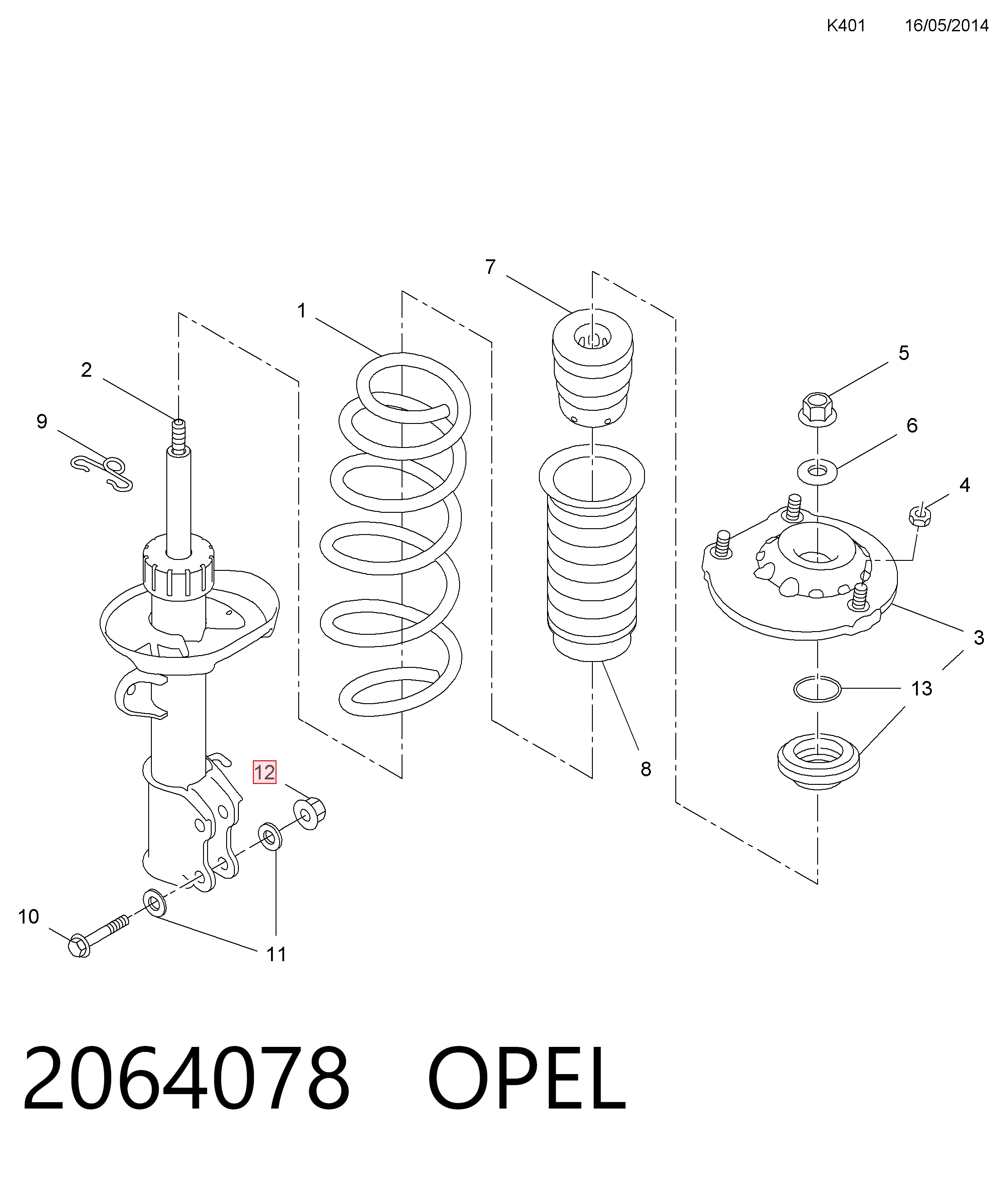 Купити 95511422 Opel 