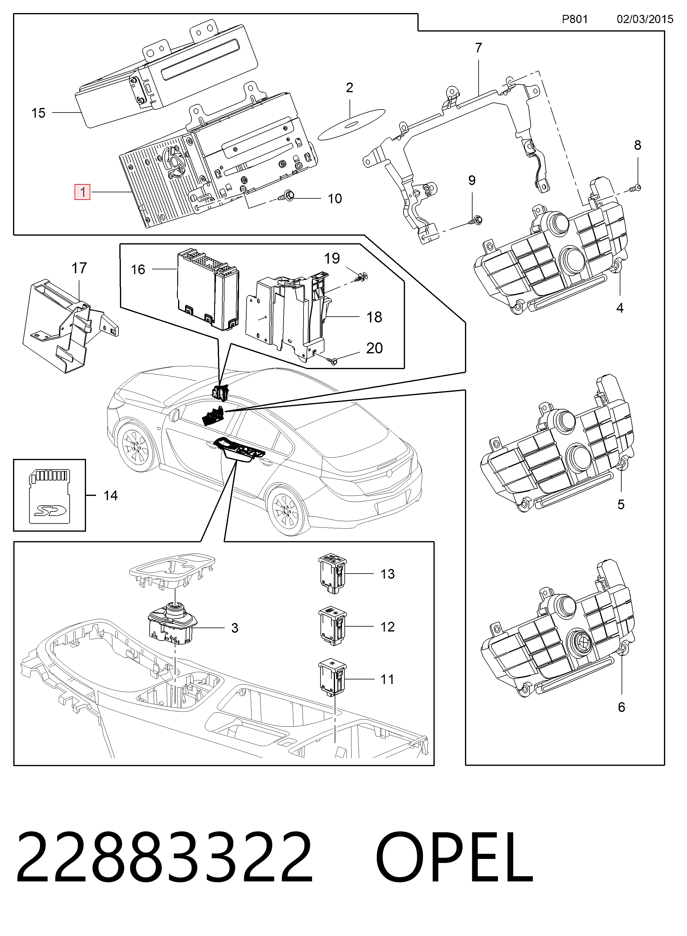 Купити 22883322 General Motors 