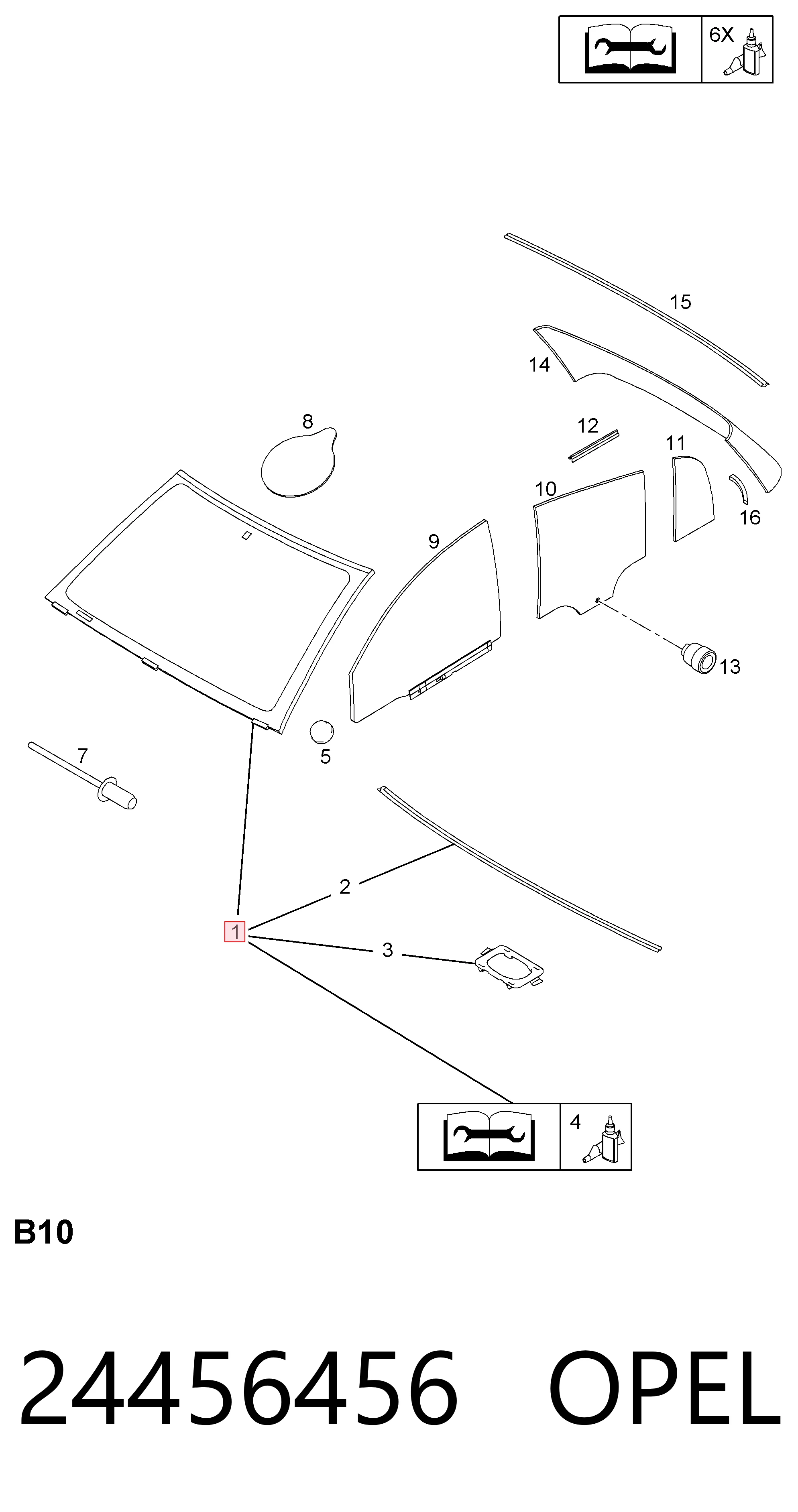Лобове скло ST502633 Pilkington