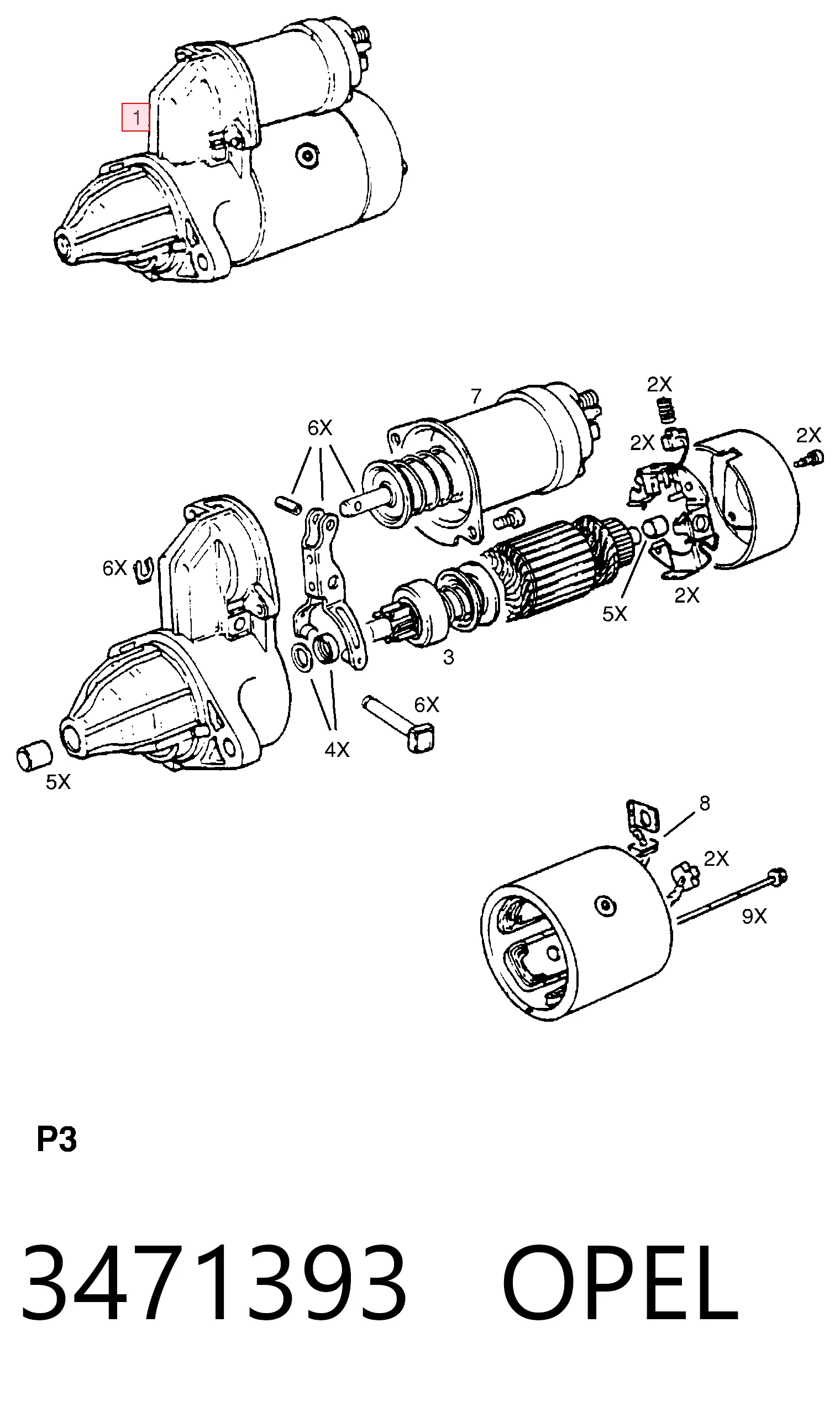 Стартер MSRC162 Magneti Marelli