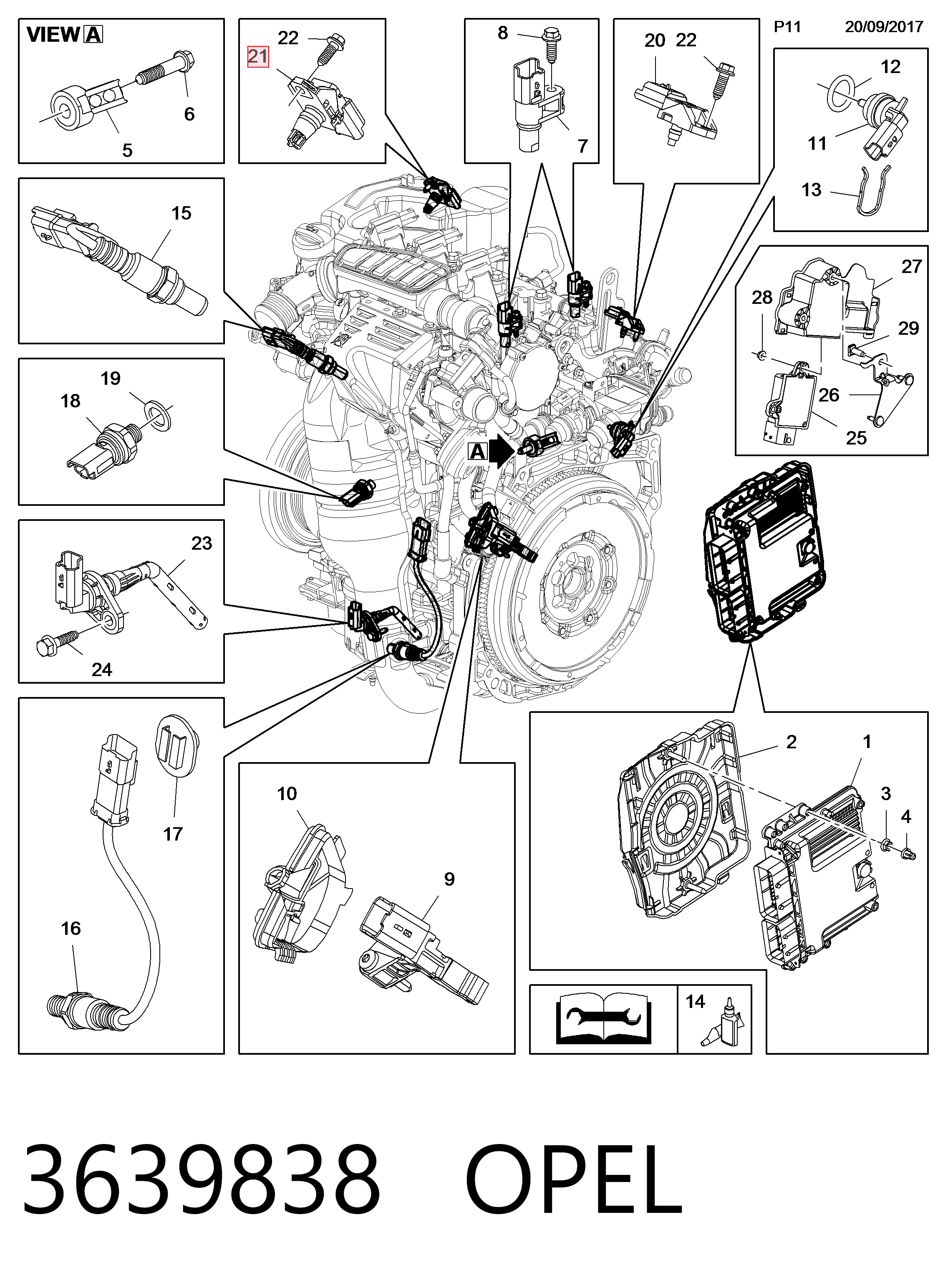 Купити 9675333080 Peugeot/Citroen Датчик абсолютного тиску