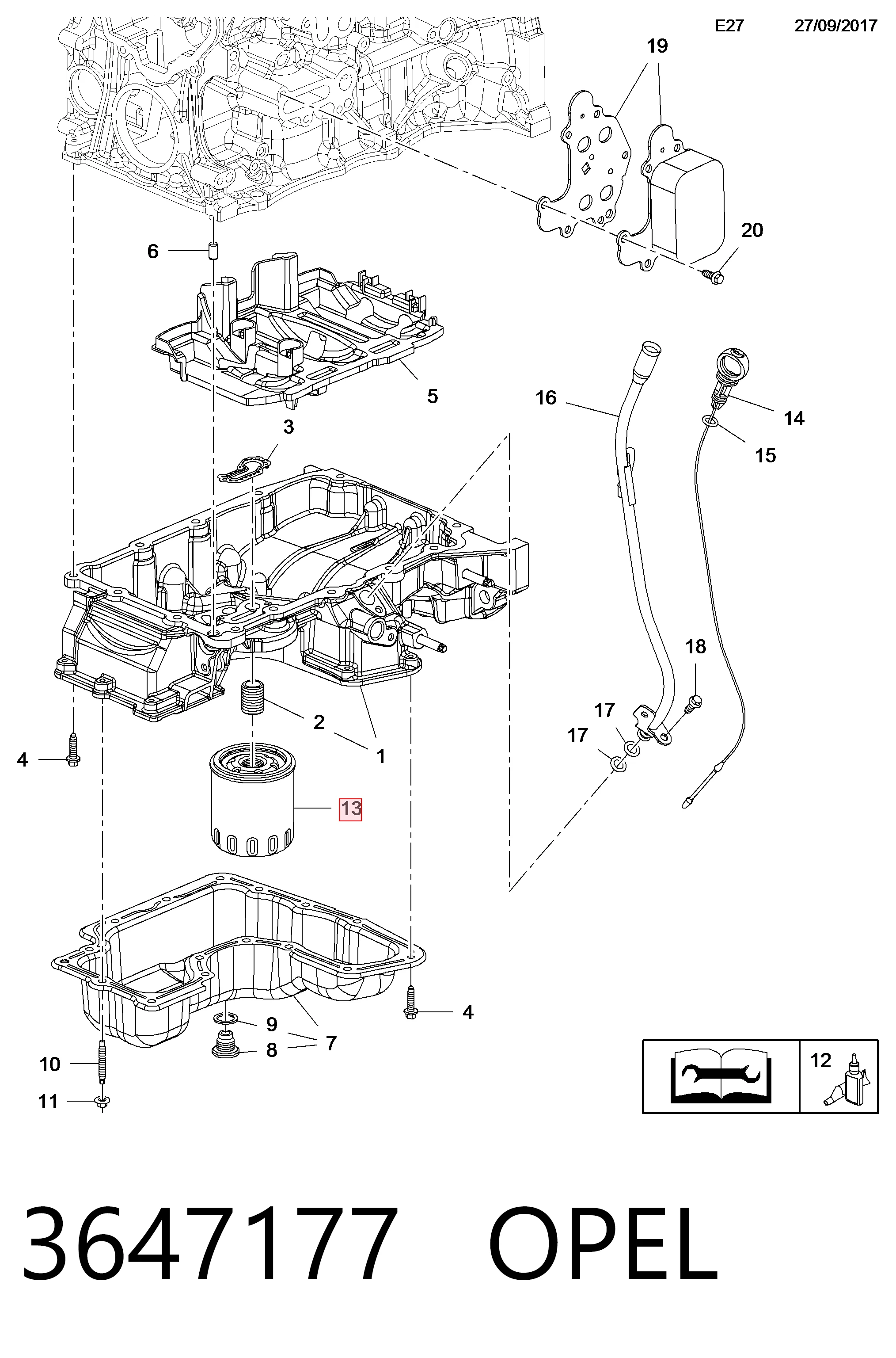 Масляний фільтр 8671014015 Renault (RVI)