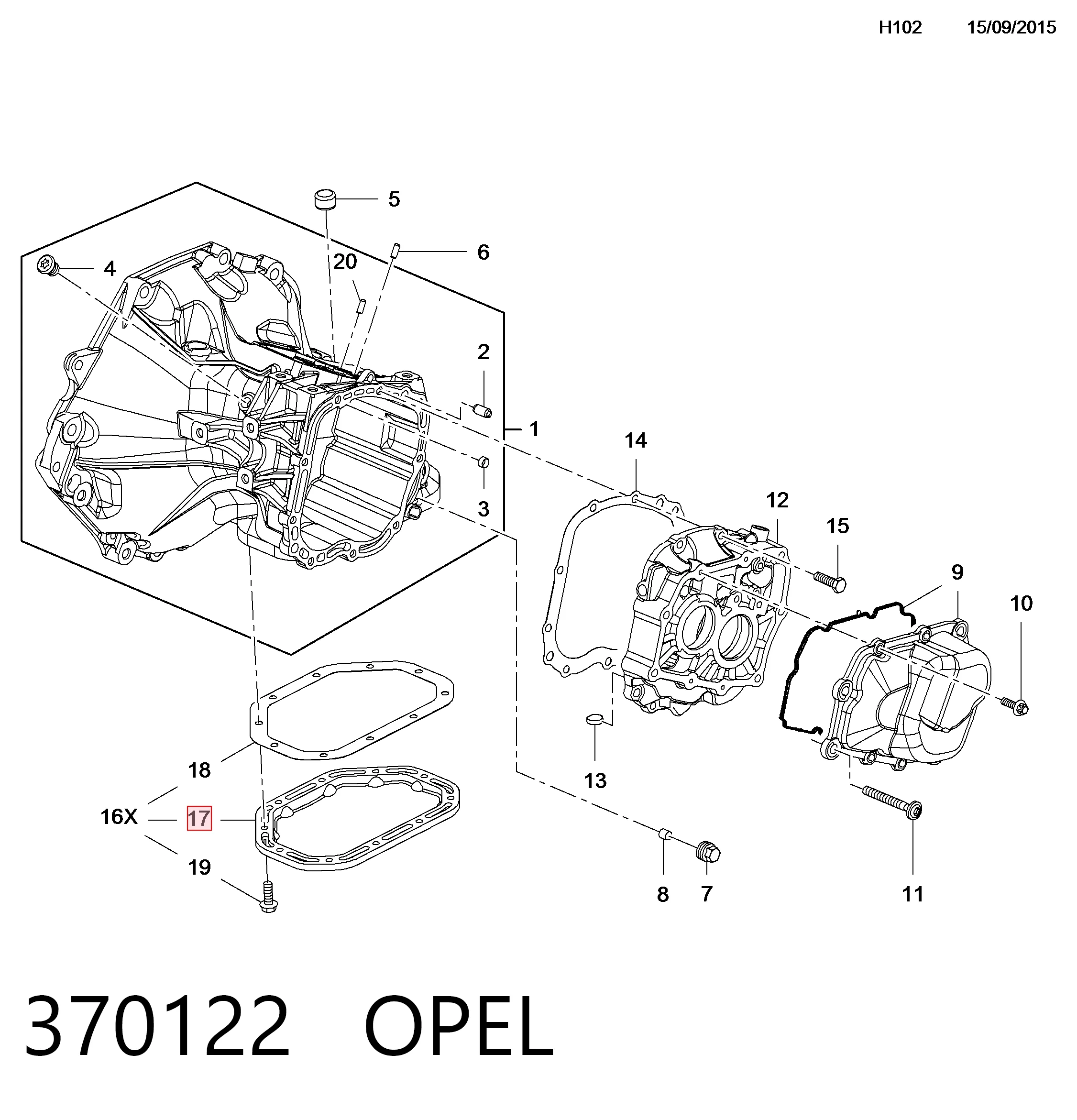 Купити 24583474 Peugeot/Citroen Піддон АКПП