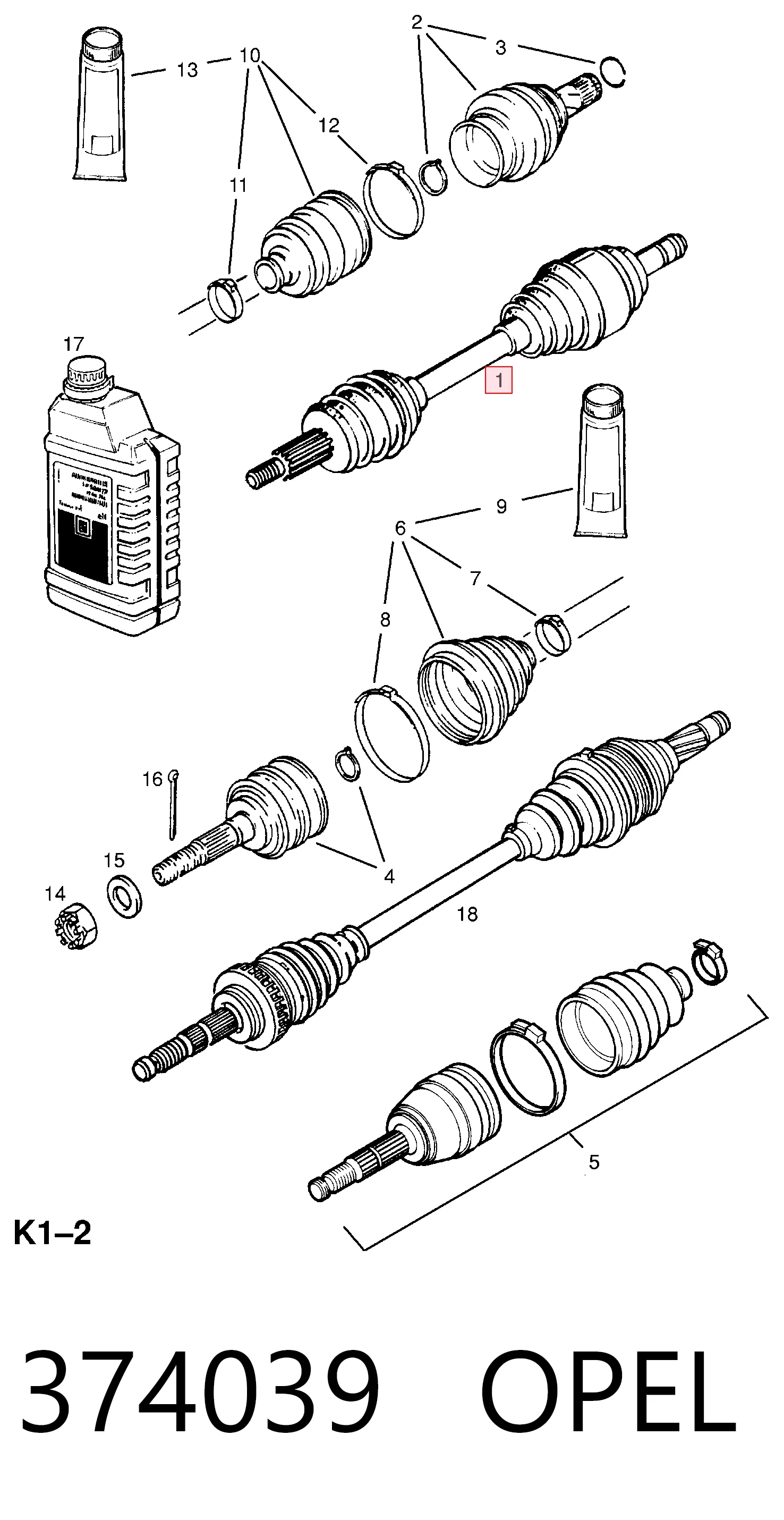 Купити 490465 Maxgear Ліва піввісь