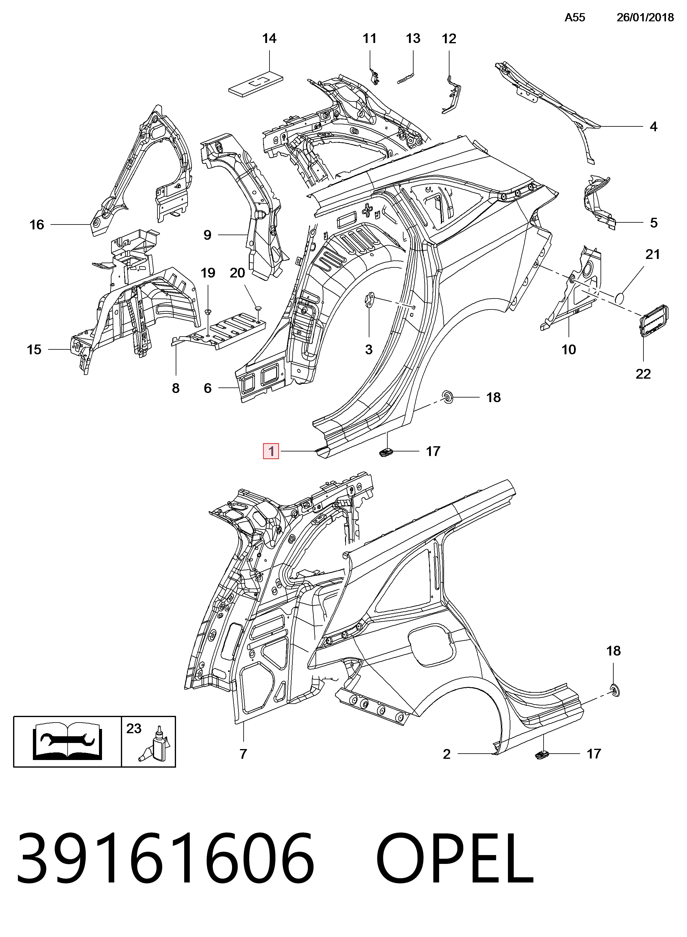 39161606 Opel