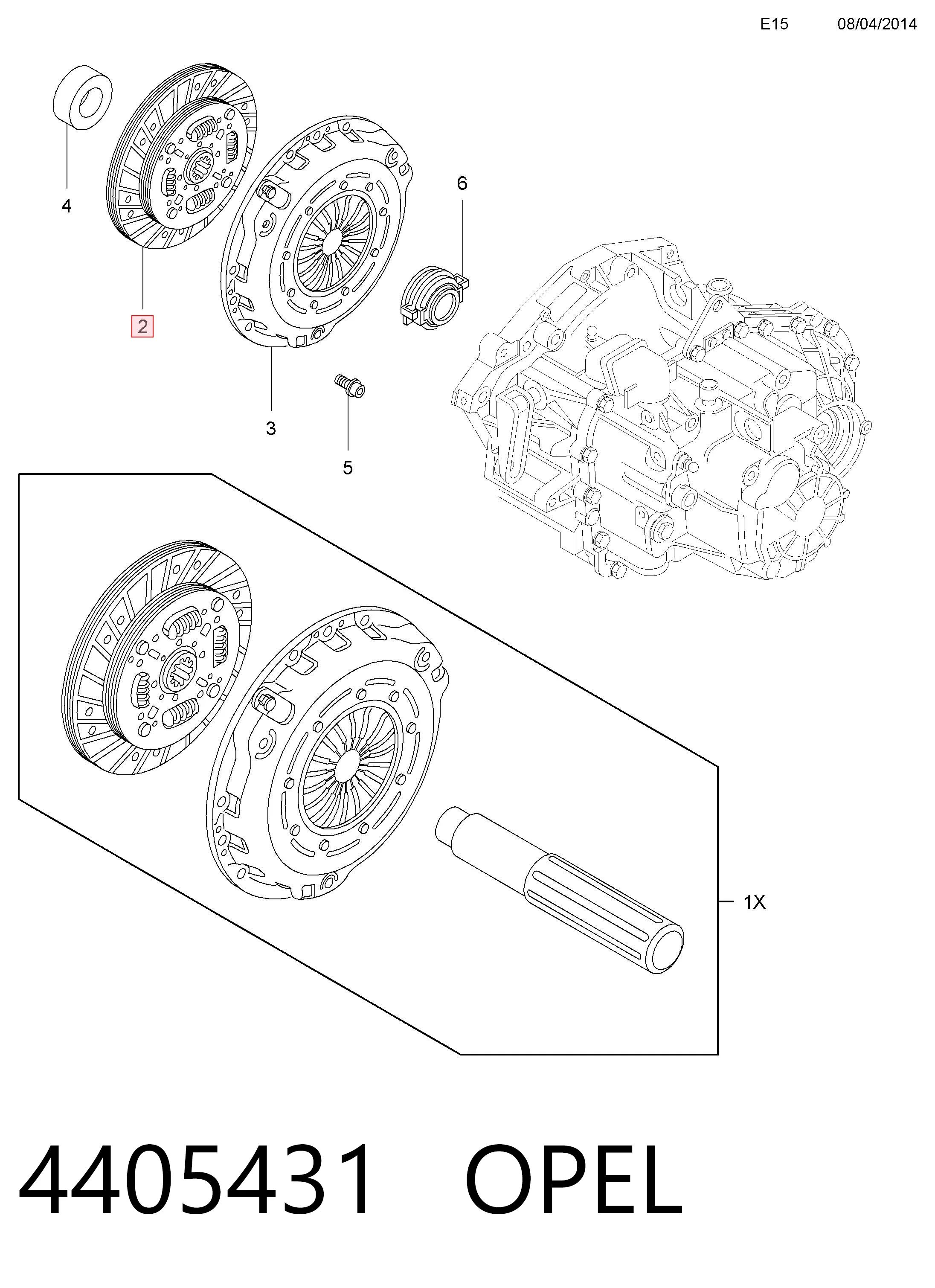 Купити 93198069 Renault (RVI) Диск зчеплення