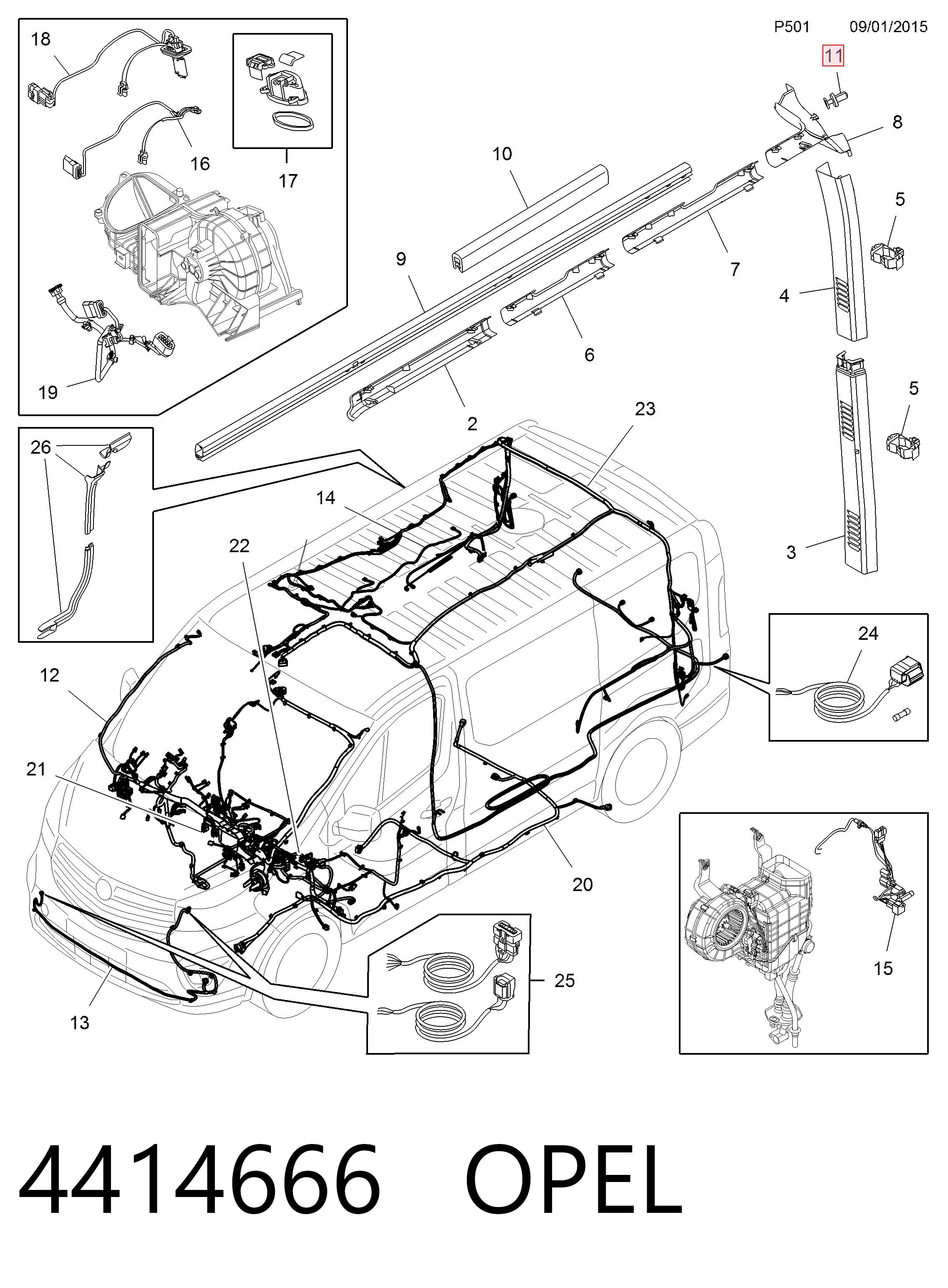 Пістон (кліп) кріплення обшивки дверей Peugeot/Citroen 91169621