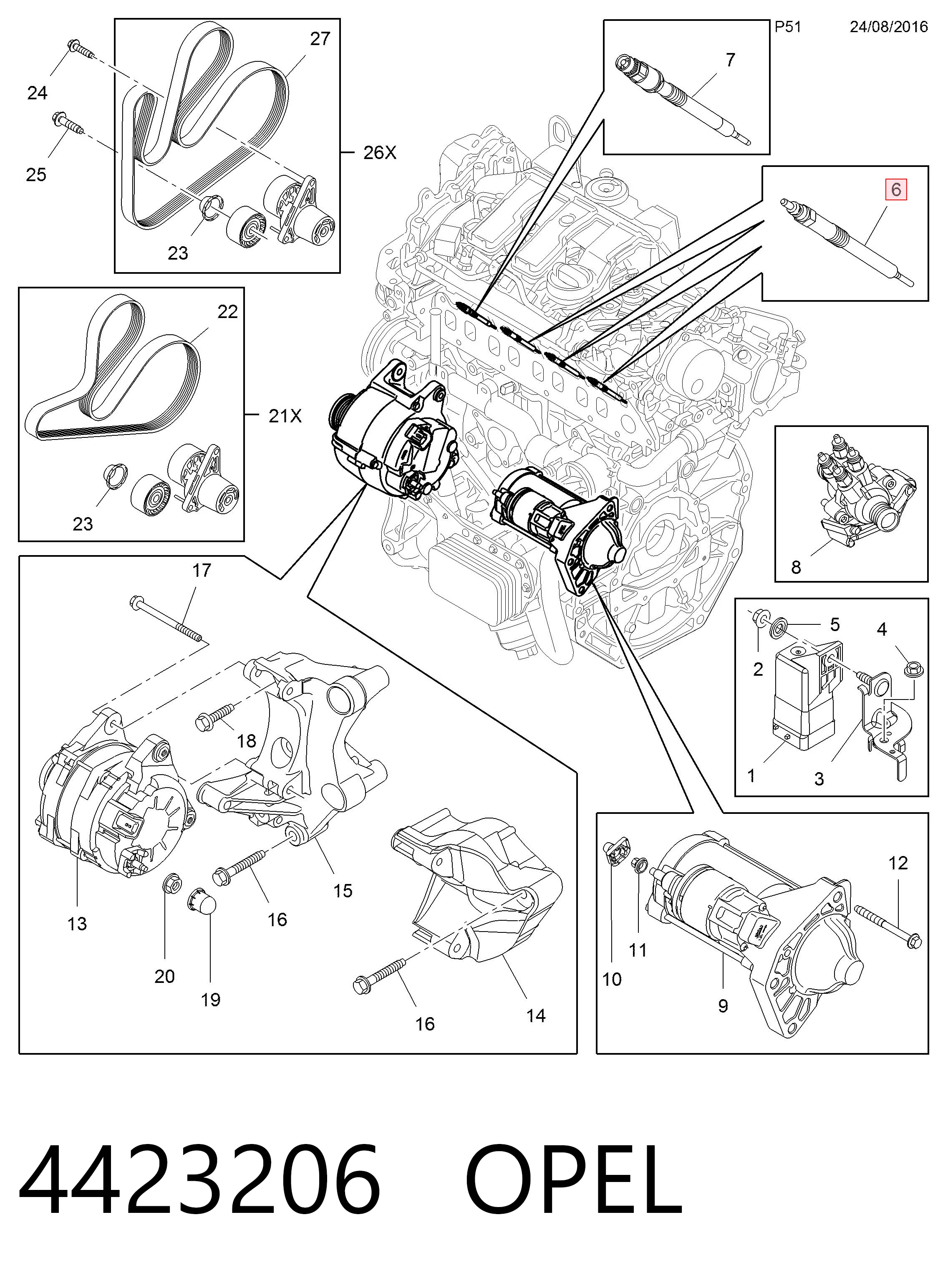 062900119304 Magneti Marelli Свічки розжарювання