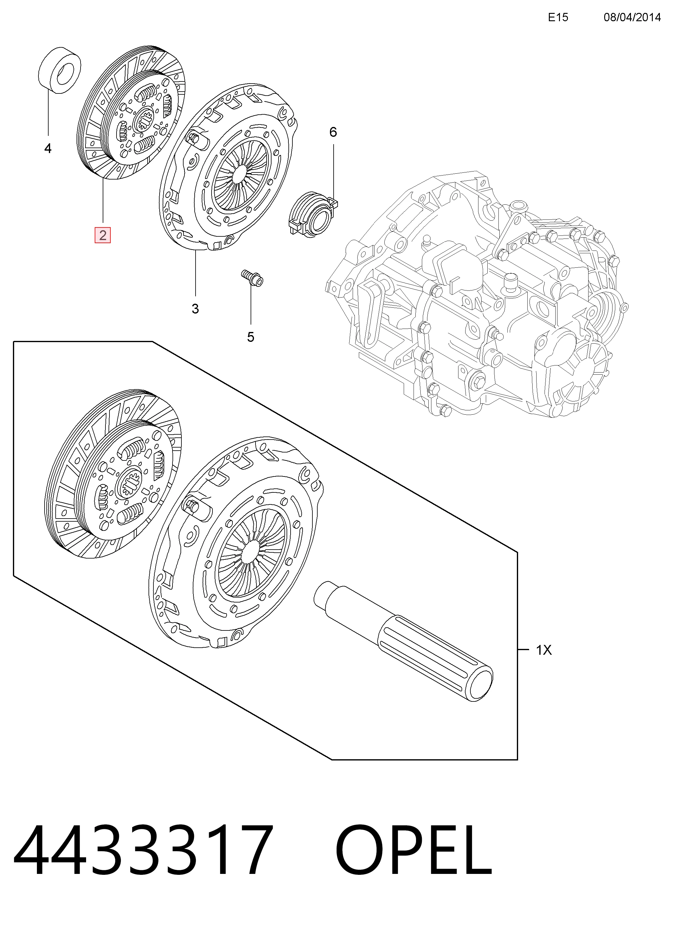 Диск зчеплення 93198069 Renault (RVI)