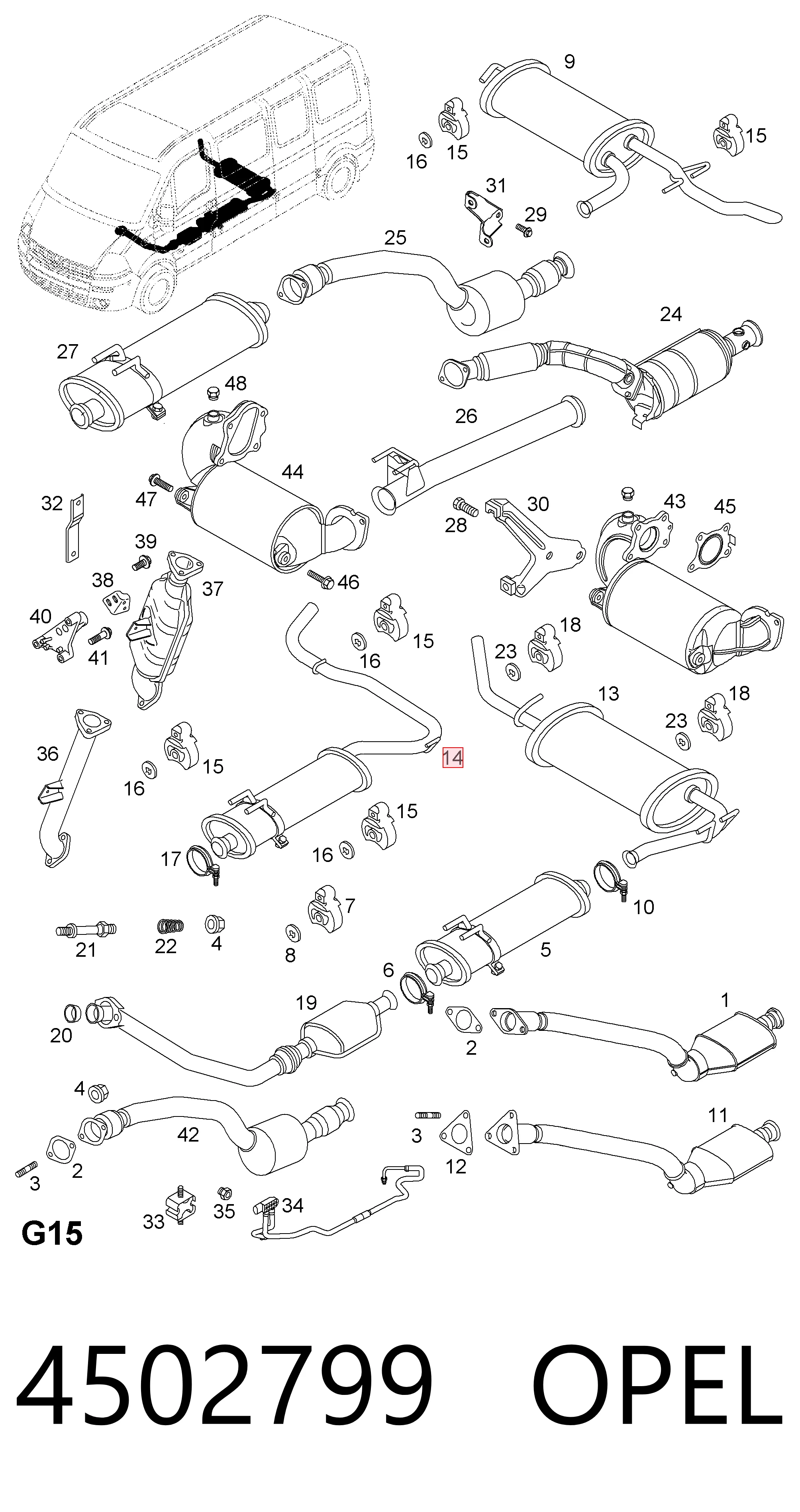 Вихлопна труба General Motors 9162596 ціна, від 72.10 USD