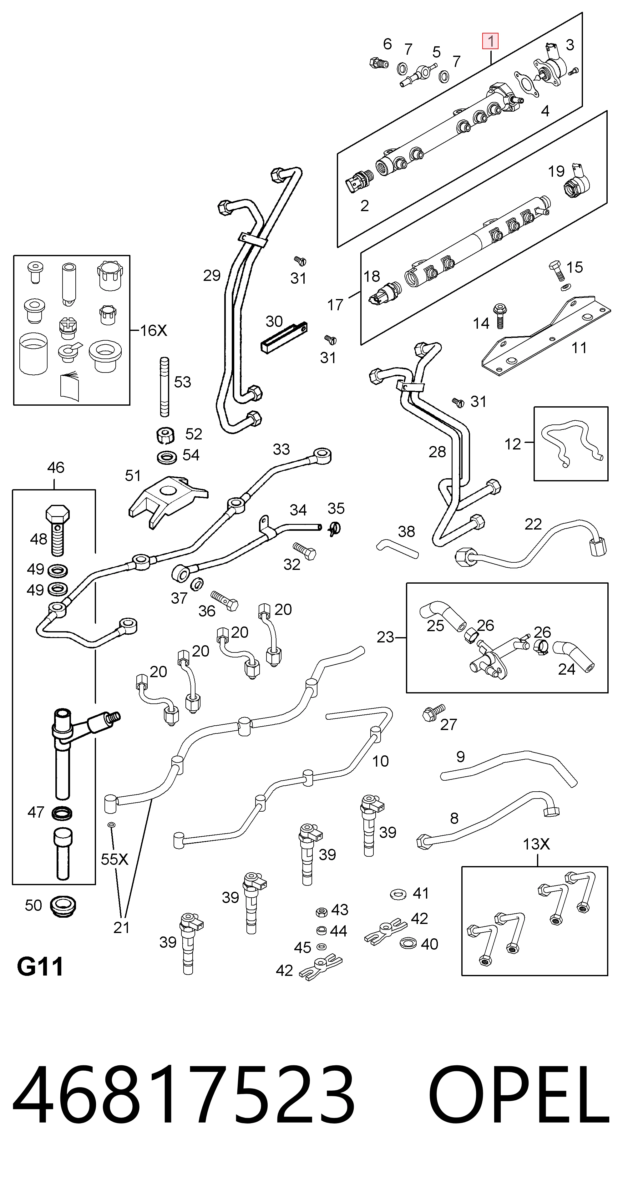 Купити 445214044 Bosch Розподільник палива