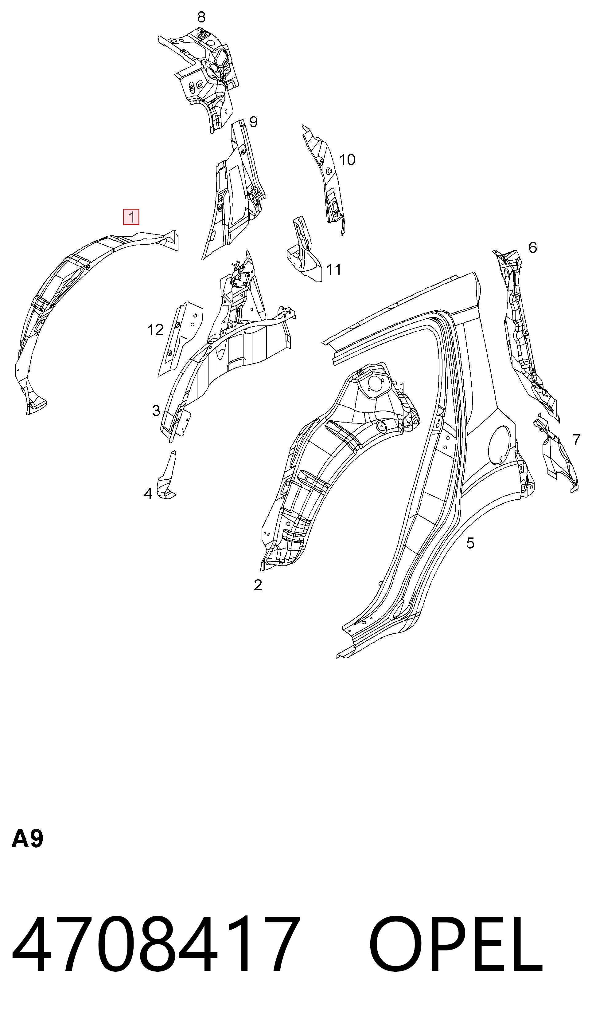 Купити A0249972947 Mercedes Сальник роздавальної коробки, задній вихідний