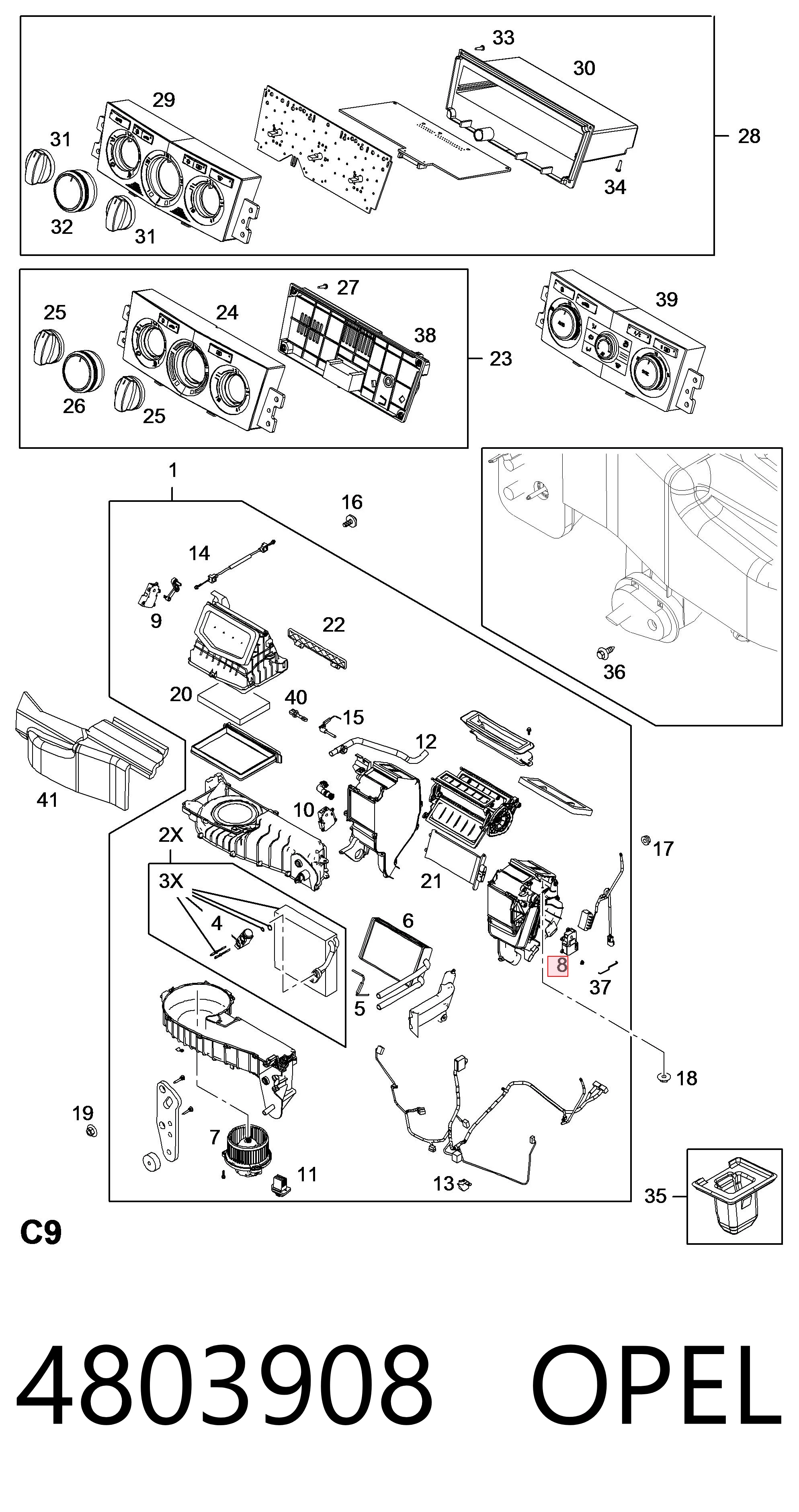 96629731 Peugeot/Citroen Мотор заслінки печі