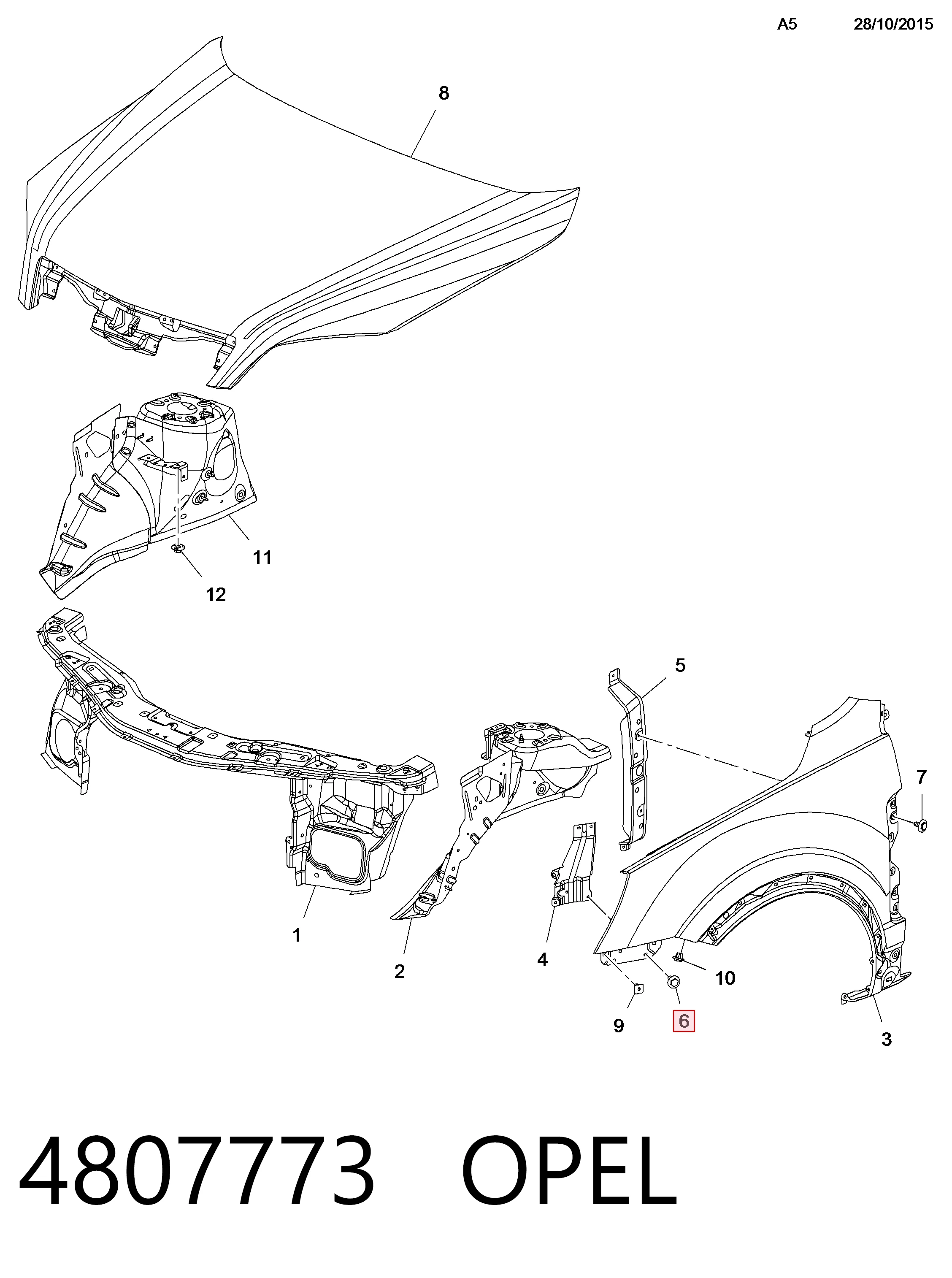 94501366 Opel 