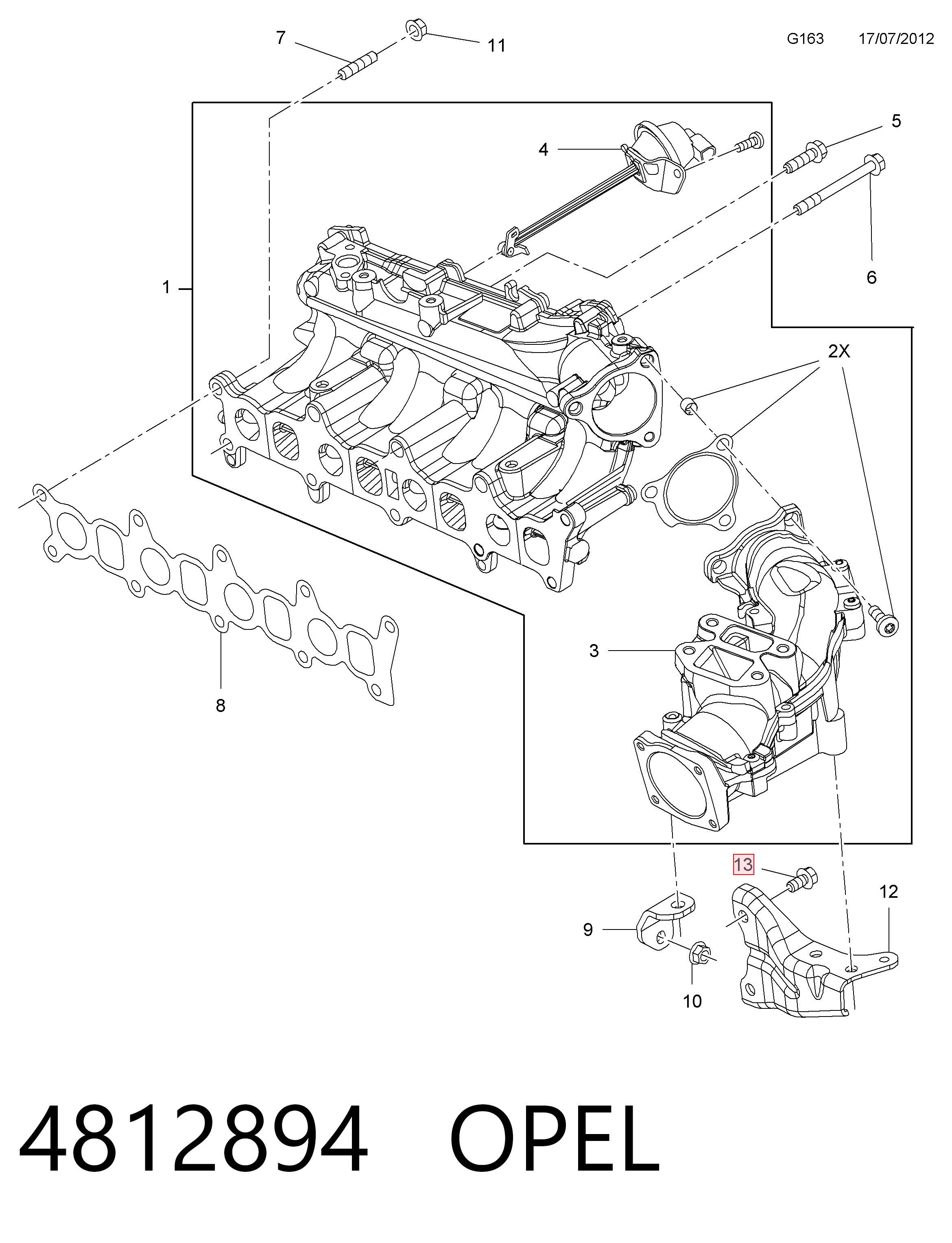 Болт кріплення корзини зчеплення Peugeot/Citroen 11570368 ціна, від 4.63 USD